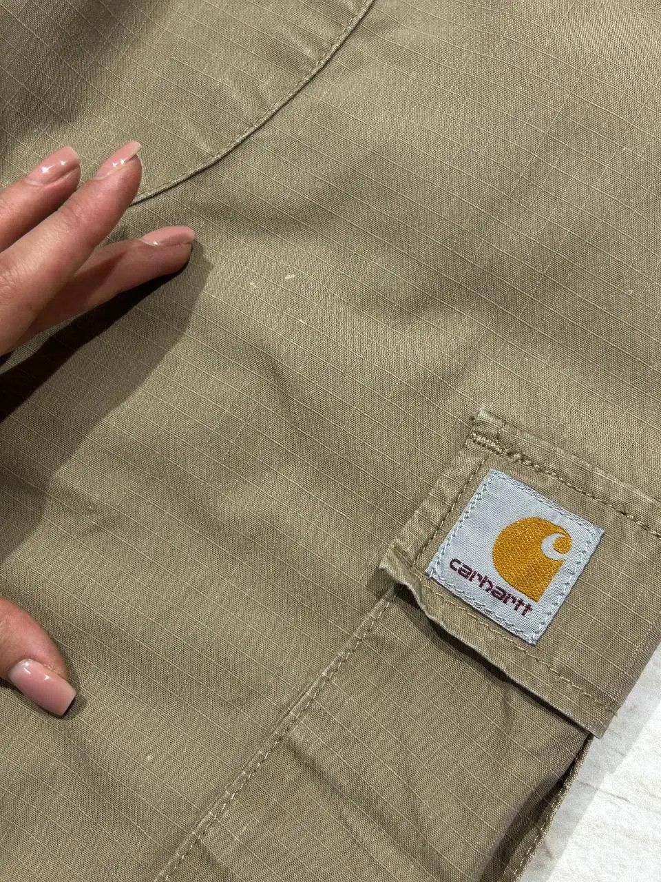 Carhartt Vintage Carhartt WIP Cargo Aviation Pants Distrissed Work Size US 32 / EU 48 - 2 Thumbnail