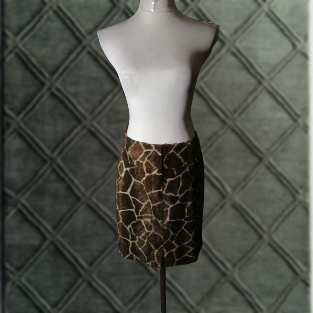 Nanette Lepore NANETTE LEPORE Brown Faux Fur Skirt Women's Size 6 Size 28" / US 6 / IT 42 - 1 Thumbnail
