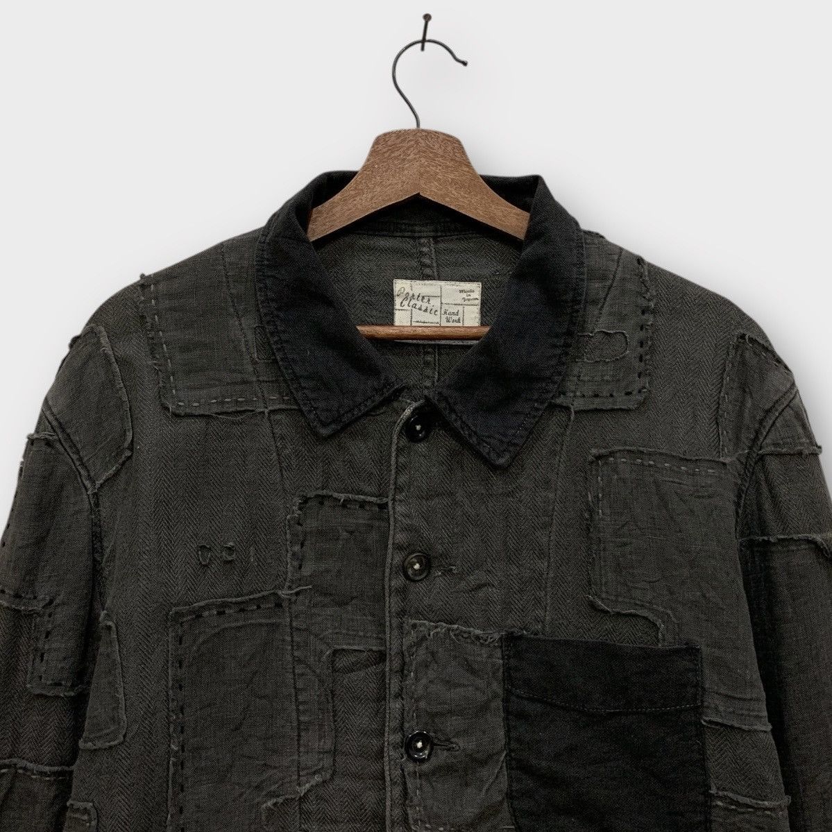 Porter Classic PORTER CLASSIC PATCH FRENCH WORK BORO JACKET SASHIKO Size US M / EU 48-50 / 2 - 8 Thumbnail