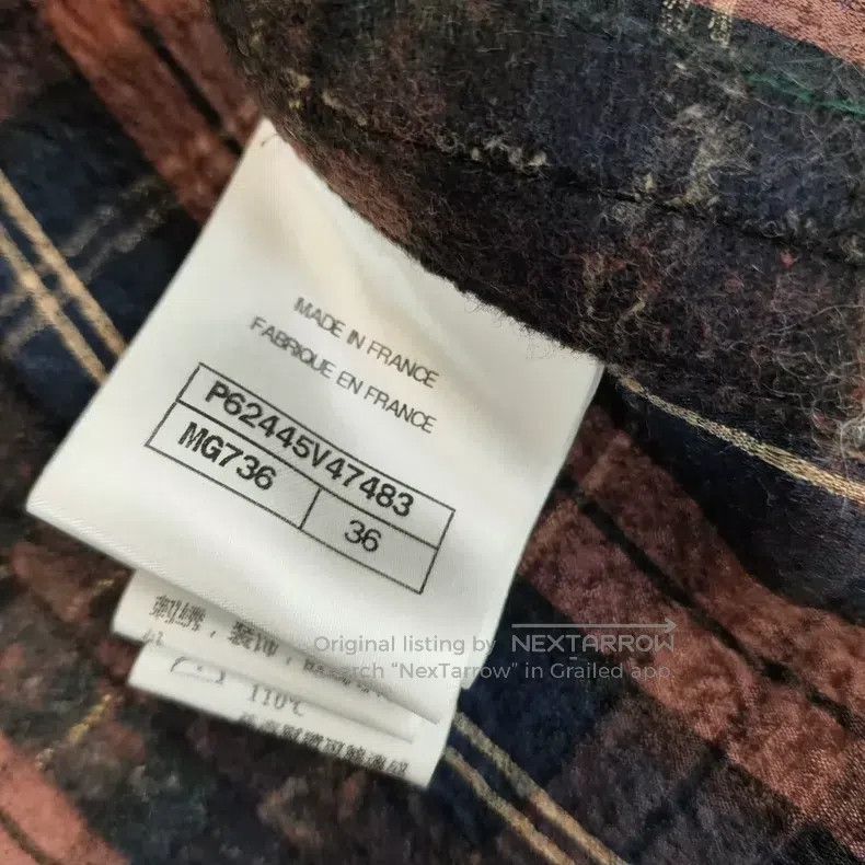 Chanel Chanel Tweed diamond checkered brown coat Size XS / US 0-2 / IT 36-38 - 4 Thumbnail