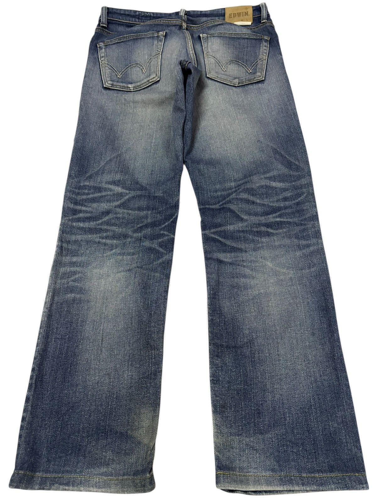 Edwin Vtg Edwin Japan Faded Distressed Jeans Size US 29 - 2 Thumbnail