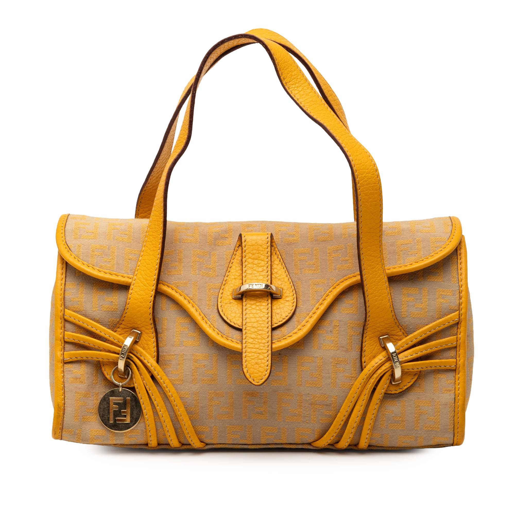 Fendi Fendi Zucchino Canvas Handbag Size ONE SIZE - 1 Thumbnail