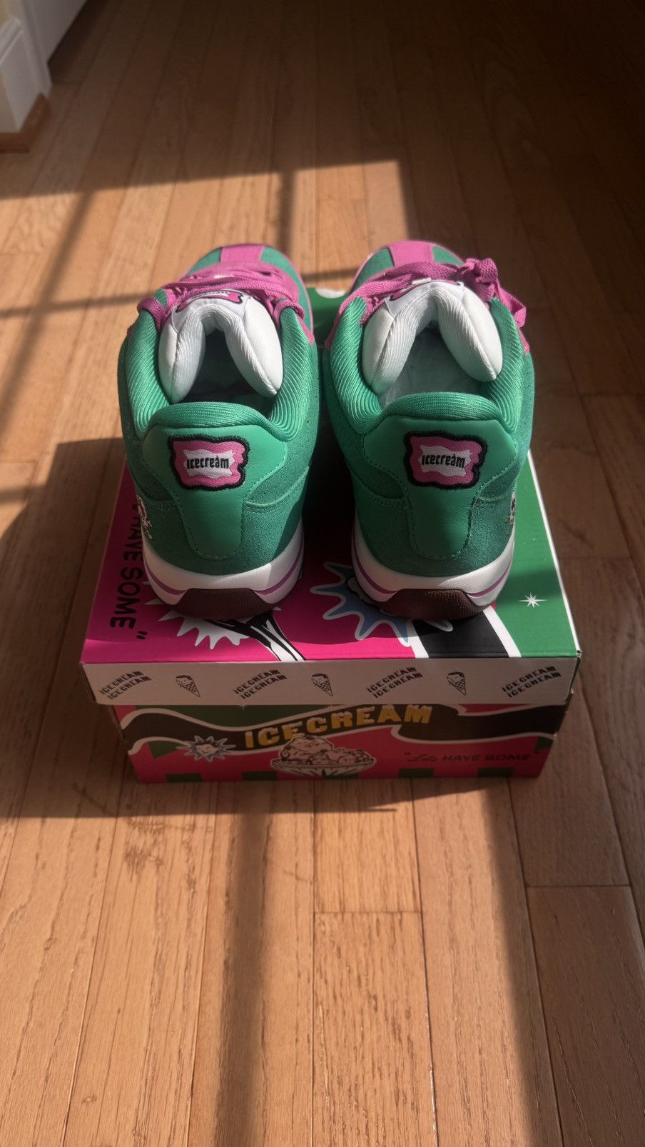 Icecream × Reebok Reebok Board Flip BBC Icecream Green Pink Size US 8 / EU 41 - 4 Thumbnail