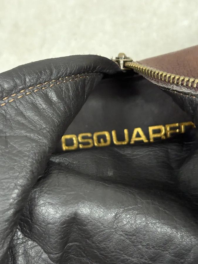 Dsquared2 AW2008 Dsquared2 Brown Ankle Leather Western Boots Size US 9 / EU 42 - 11 Thumbnail