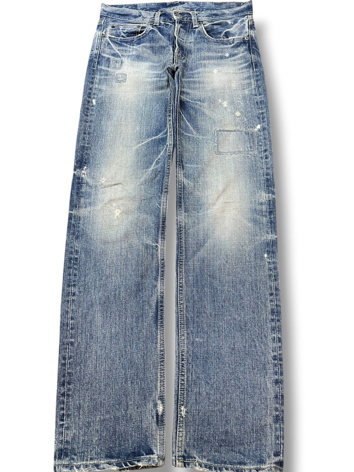 Adolfo Dominguez Vintage D.MG Mudwash Faded Grunge Distressed Denim Size US 30 / EU 46 - 1 Thumbnail