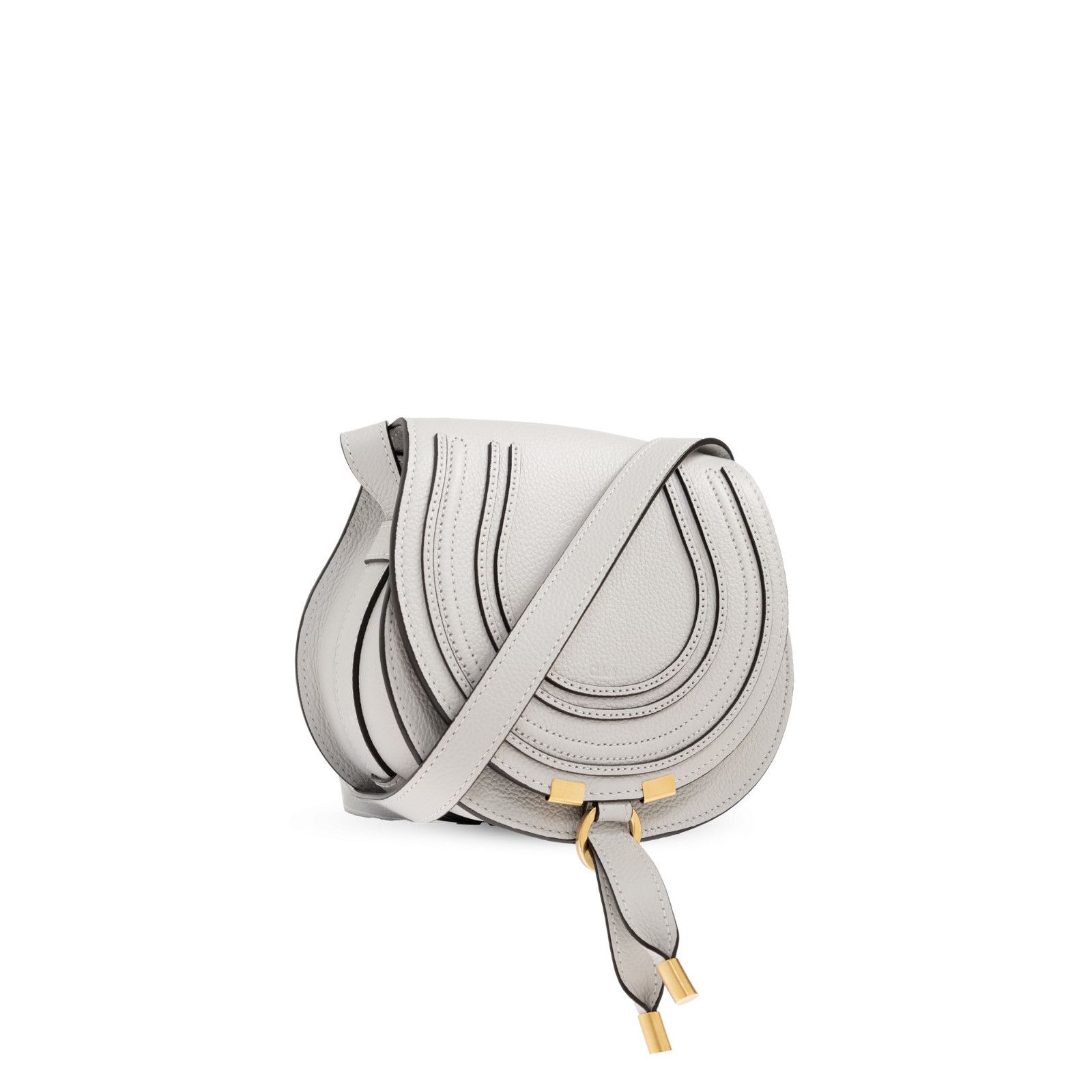 Chloe Chloe Small Gray Grained Leather Shoulder Bag New & Authent Size ONE SIZE - 3 Thumbnail