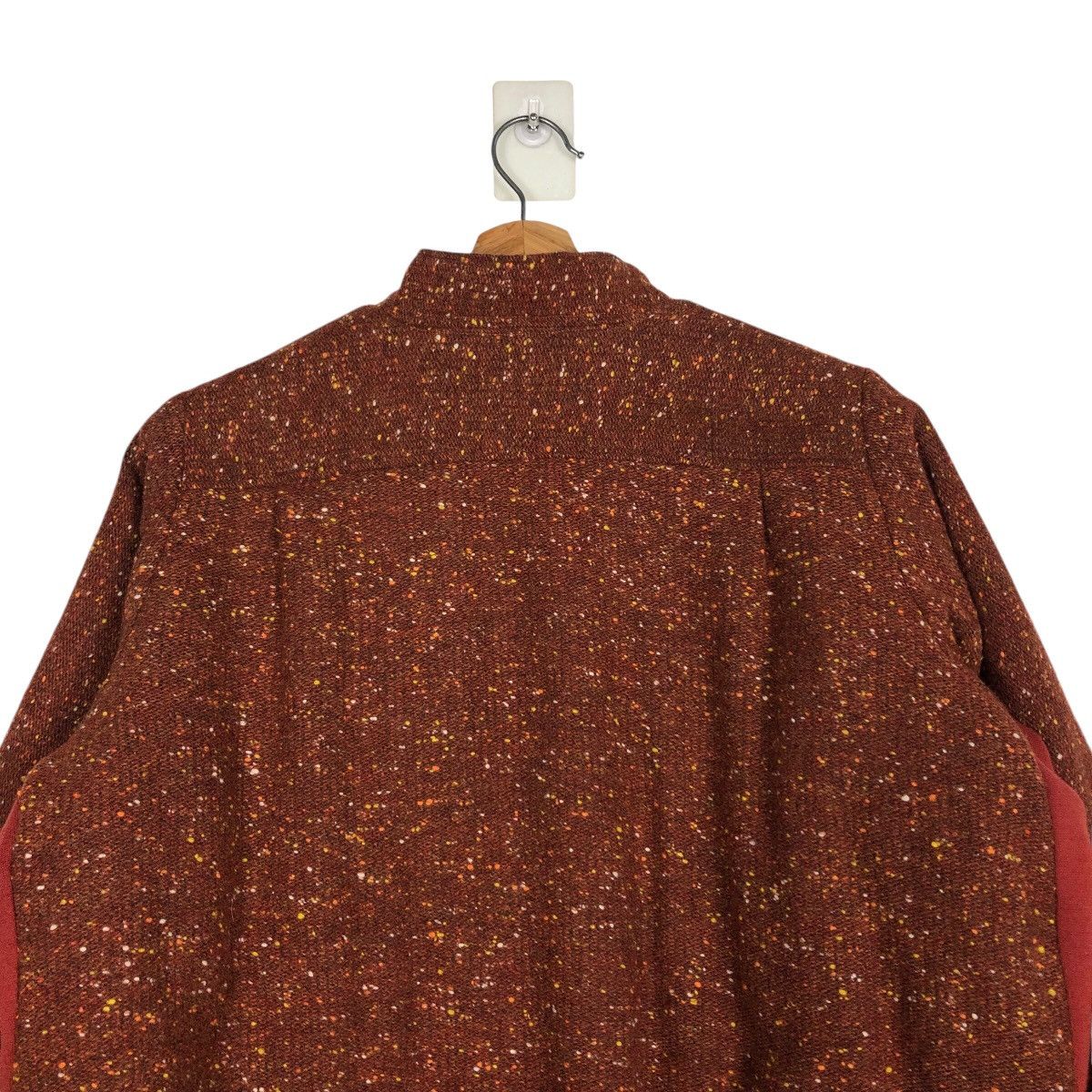 Japanese Brand 📌Vintage Wool Bomber Jacket Herringbone Nemeth Design Size US M / EU 48-50 / 2 - 10 Thumbnail