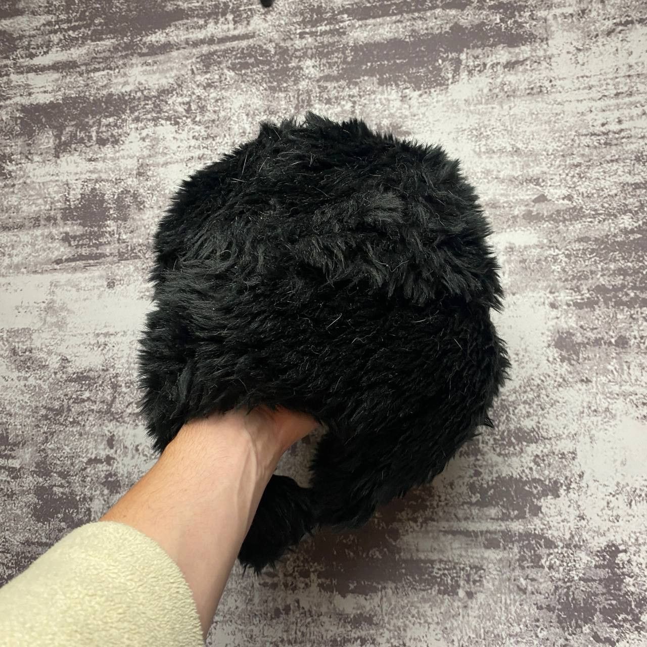 Japanese Brand Ushanka Trapper Hat Furry Mohair Fuzzy Fur Hat Y2K 90s rare Size ONE SIZE - 4 Thumbnail