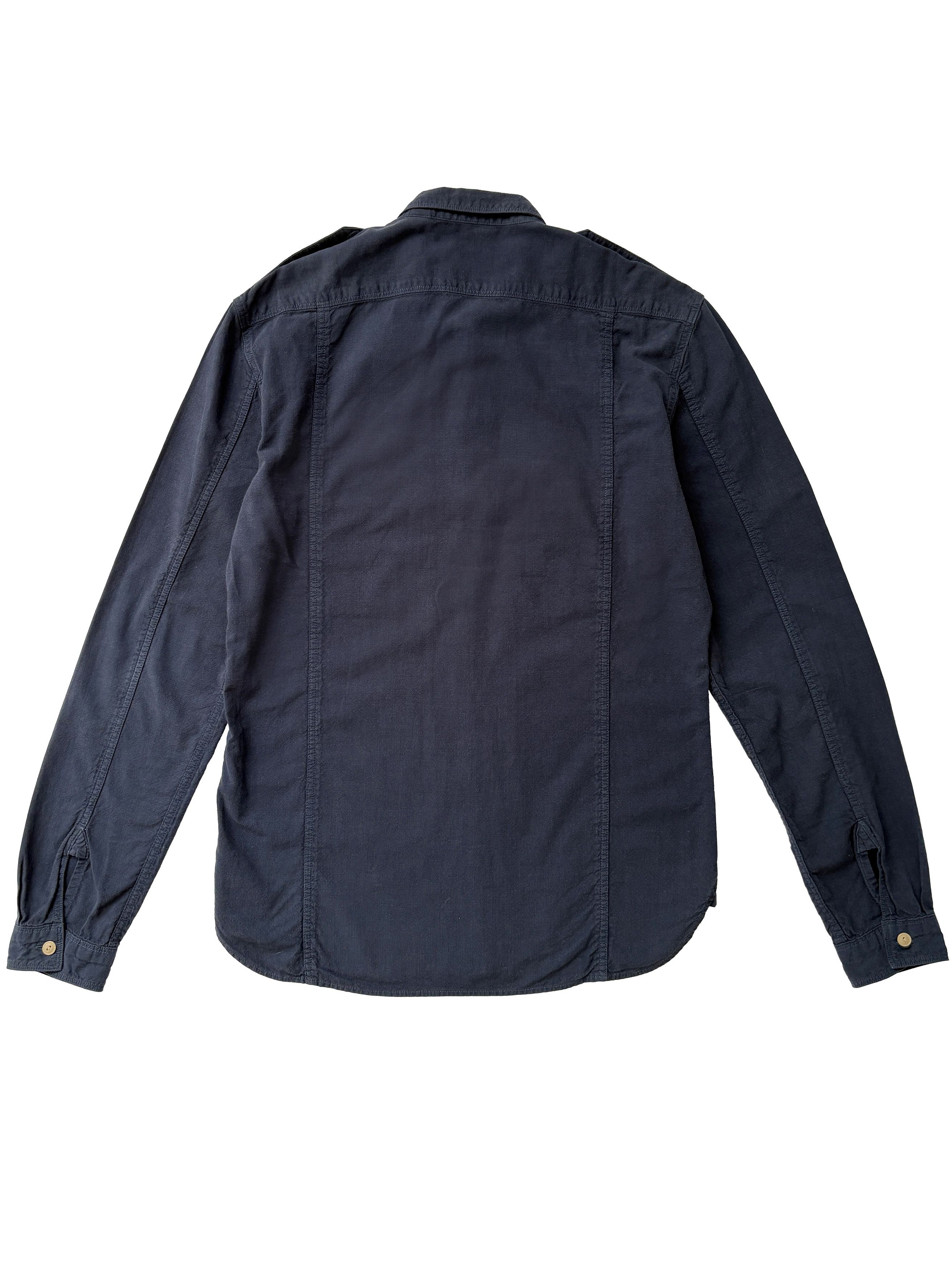 Burberry ⚡️QUICK SALE⚡️Burberry Blue Button-Up Shirt with Epaulettes Size US M / EU 48-50 / 2 - 2 Thumbnail