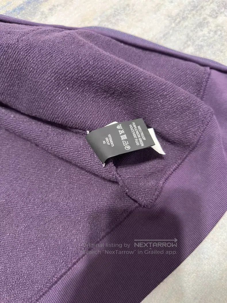Vetements VETEMENTS Reversible Pocket Embroidered Purple Sanskrit Zi Size US M / EU 48-50 / 2 - 9 Thumbnail
