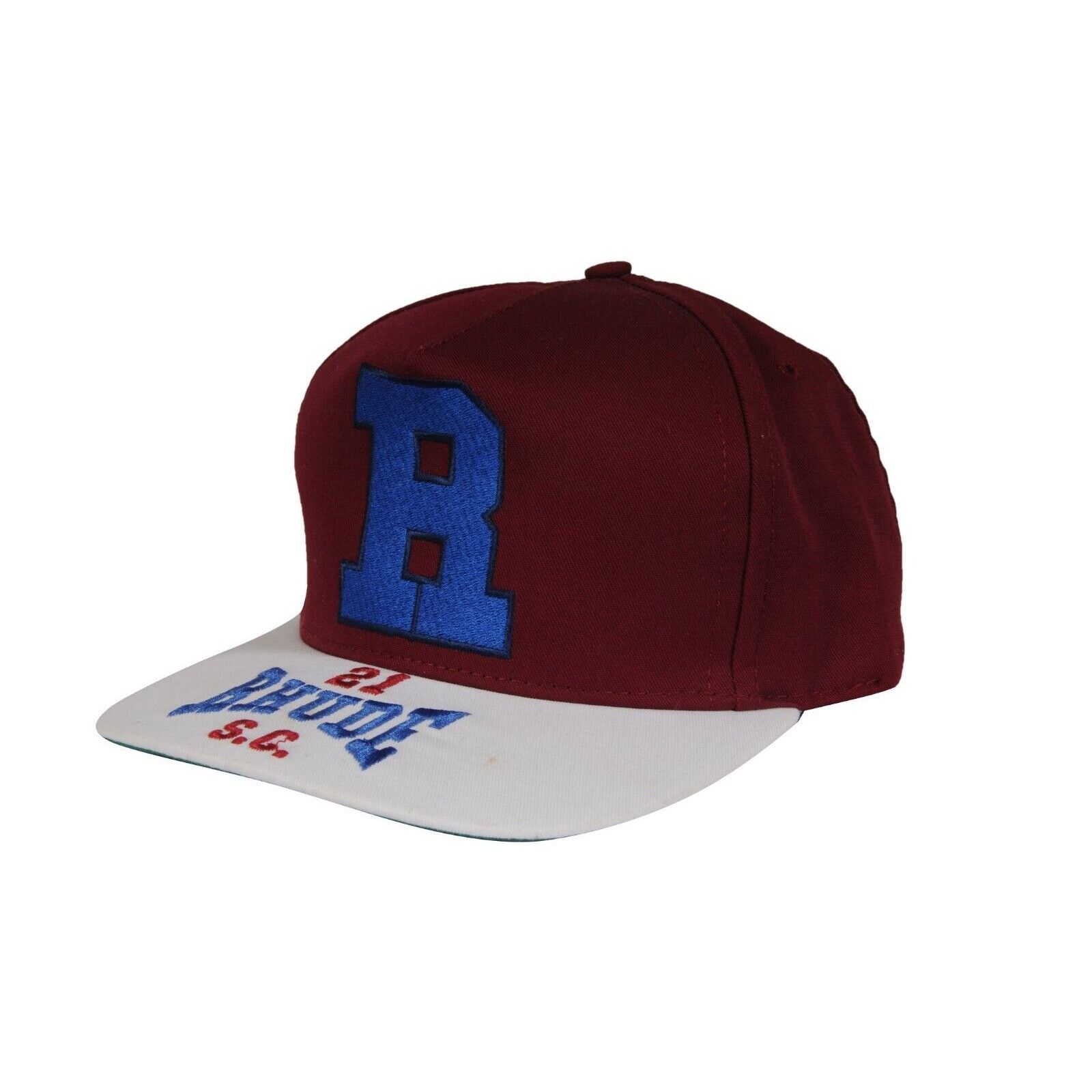 Rhude Embroidered 21 R S.C. Baseball Cap Red Burgundy - 02378 Size ONE SIZE - 3 Thumbnail