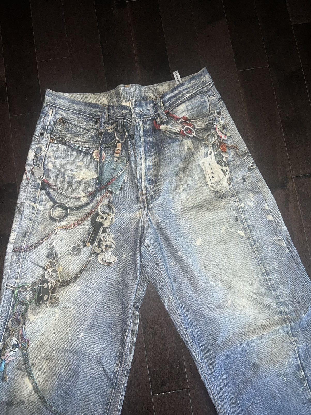 *RARE* Acne Studios 1981M Trompe L'oeil Keychain Baggy Jeans
