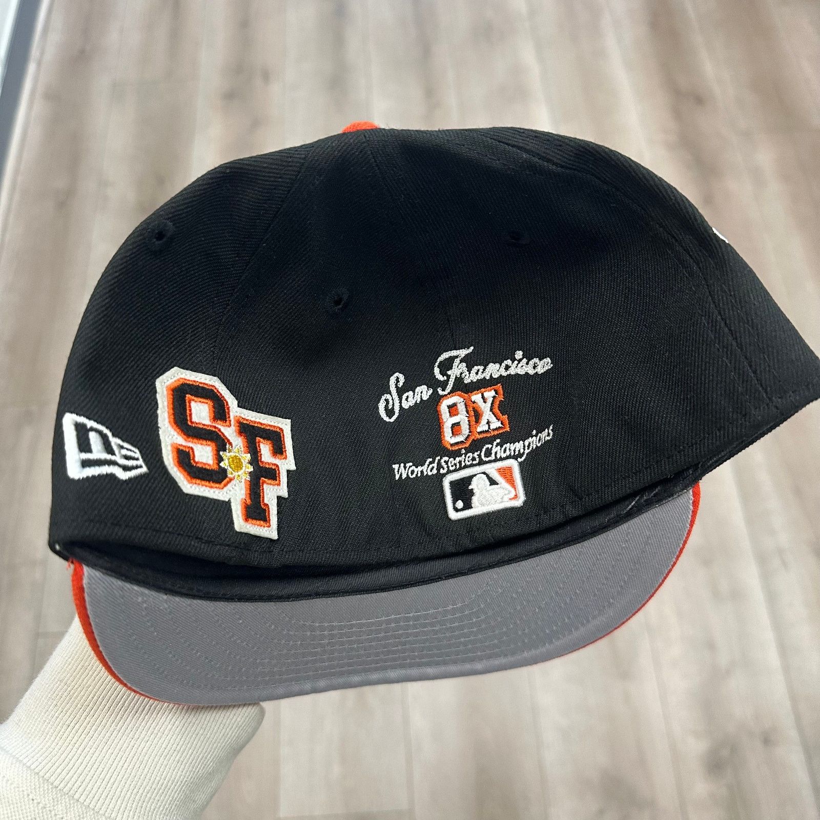 New Era New Era Letterman San Francisco Giants Fitted Hat Cap 7 1/8 Size ONE SIZE - 4 Thumbnail
