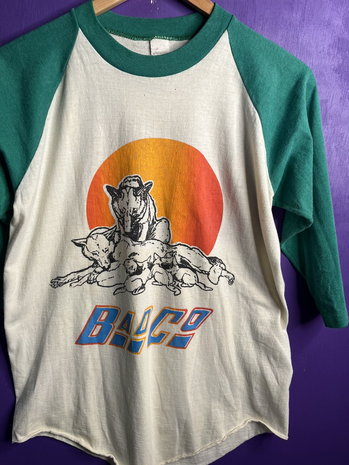 Band Tees × Vintage Vintage 80s Bad co coyote sunrise tour raglan t-shirt Size US M / EU 48-50 / 2 - 3 Thumbnail