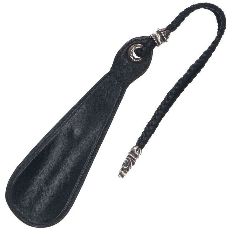 CHROME HEARTS SHOE HORN レザー 靴ベラ ブラック Chrome Hearts Shoehorn | Grailed