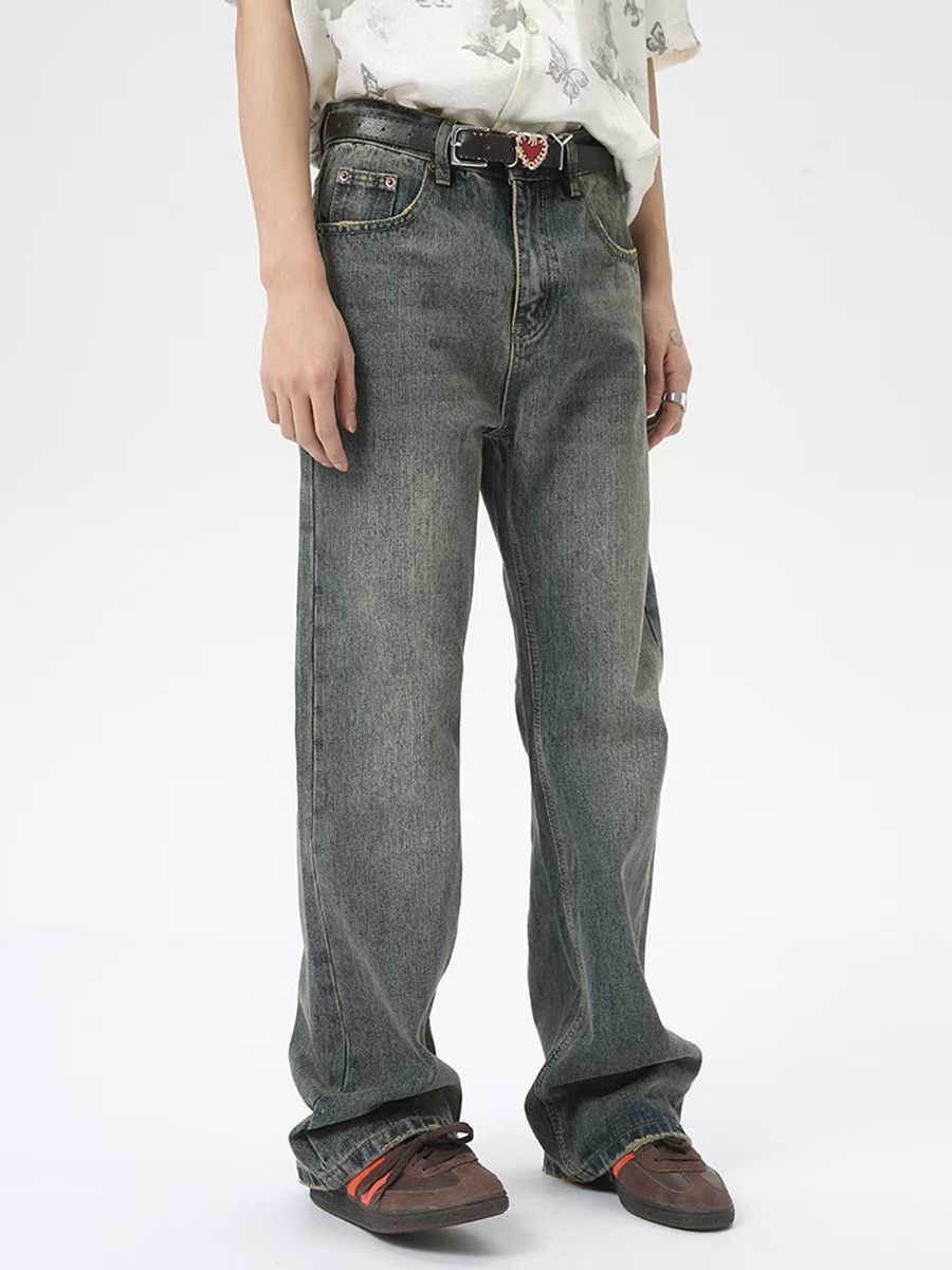 Japanese Brand × Jean Washed vintage loose micro flare jeans Size US 32 / EU 48 - 3 Thumbnail