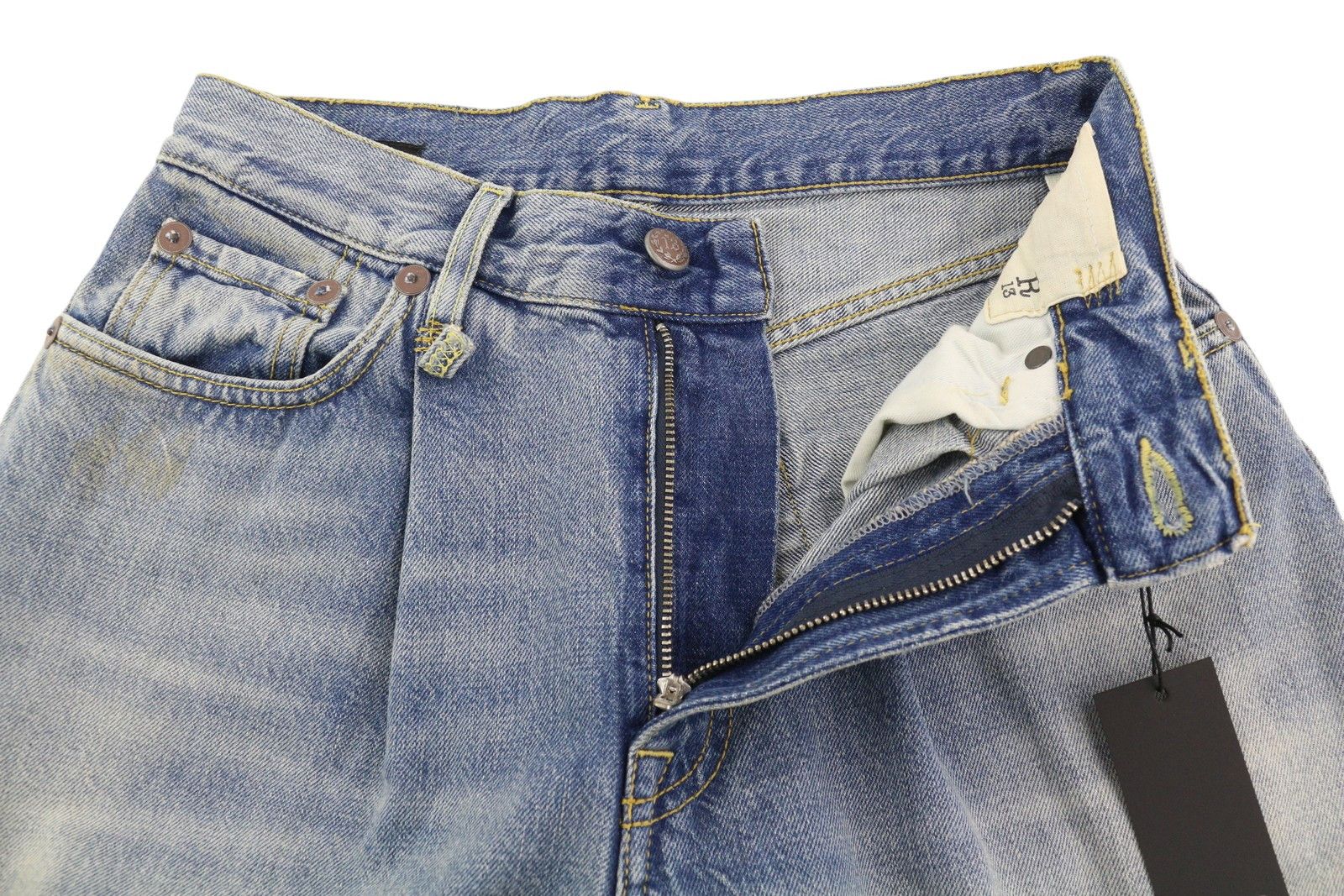 R13 CROPPED WIXDELEG 23 Loose Straight Ankle Length 84407 Size 23" - 5 Thumbnail