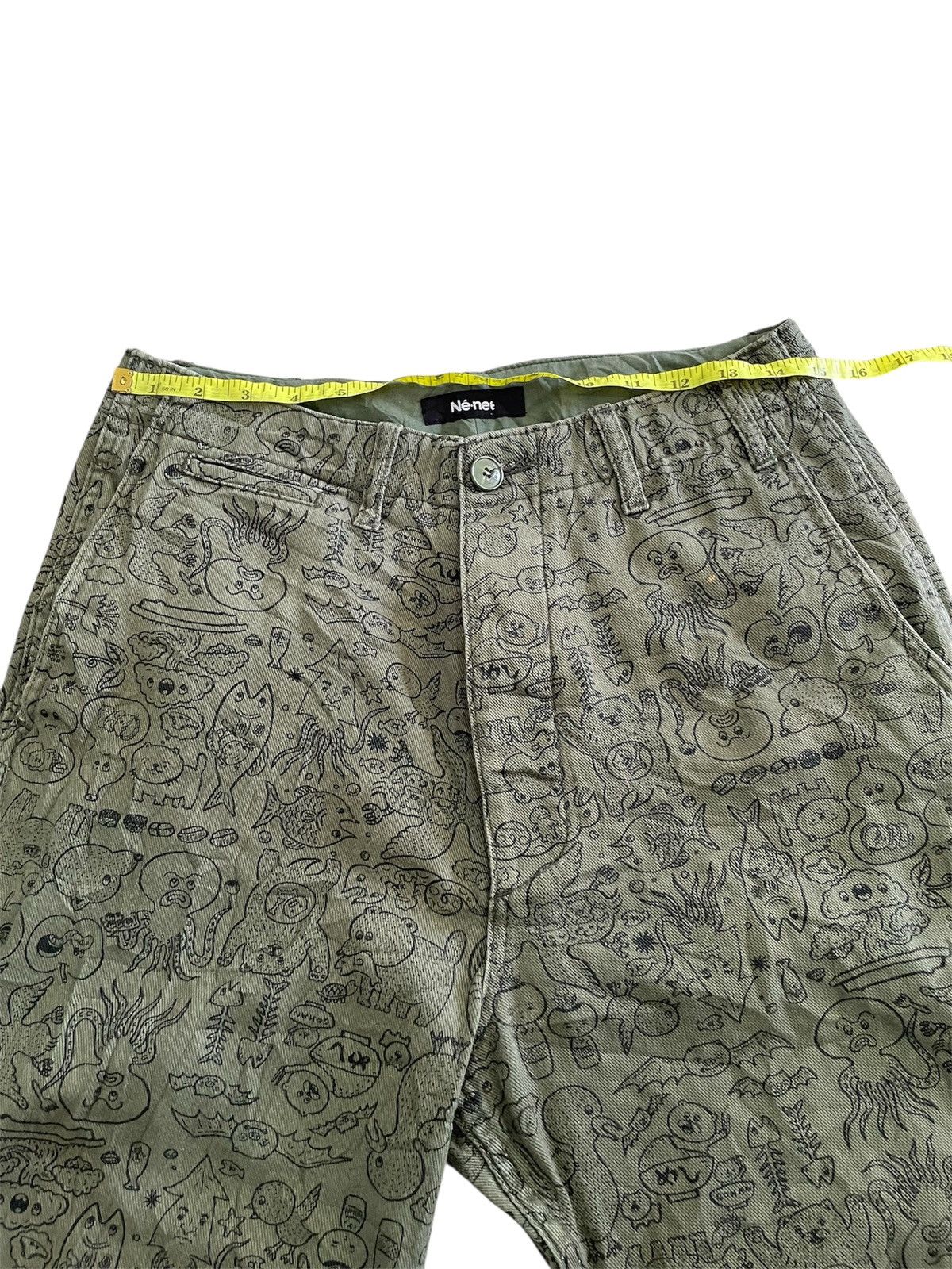 Issey Miyake Ne Net By Issey Miyake Animal Print Pants Size US 33 - 2 Thumbnail