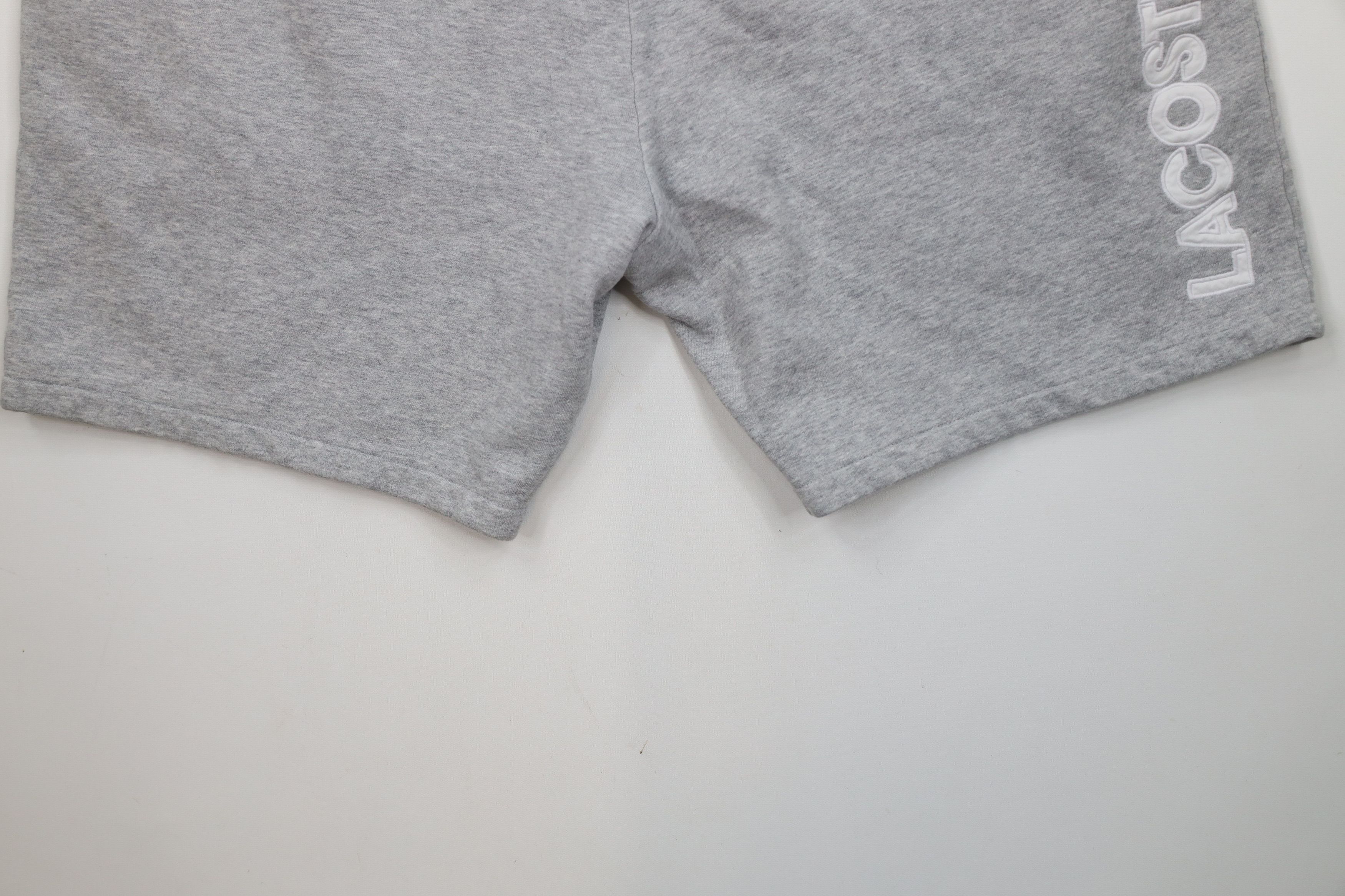Lacoste × Vintage Lacoste Sport Out Croc Logo Above Knee Sweatpants Shorts Size US 38 / EU 54 - 12 Thumbnail