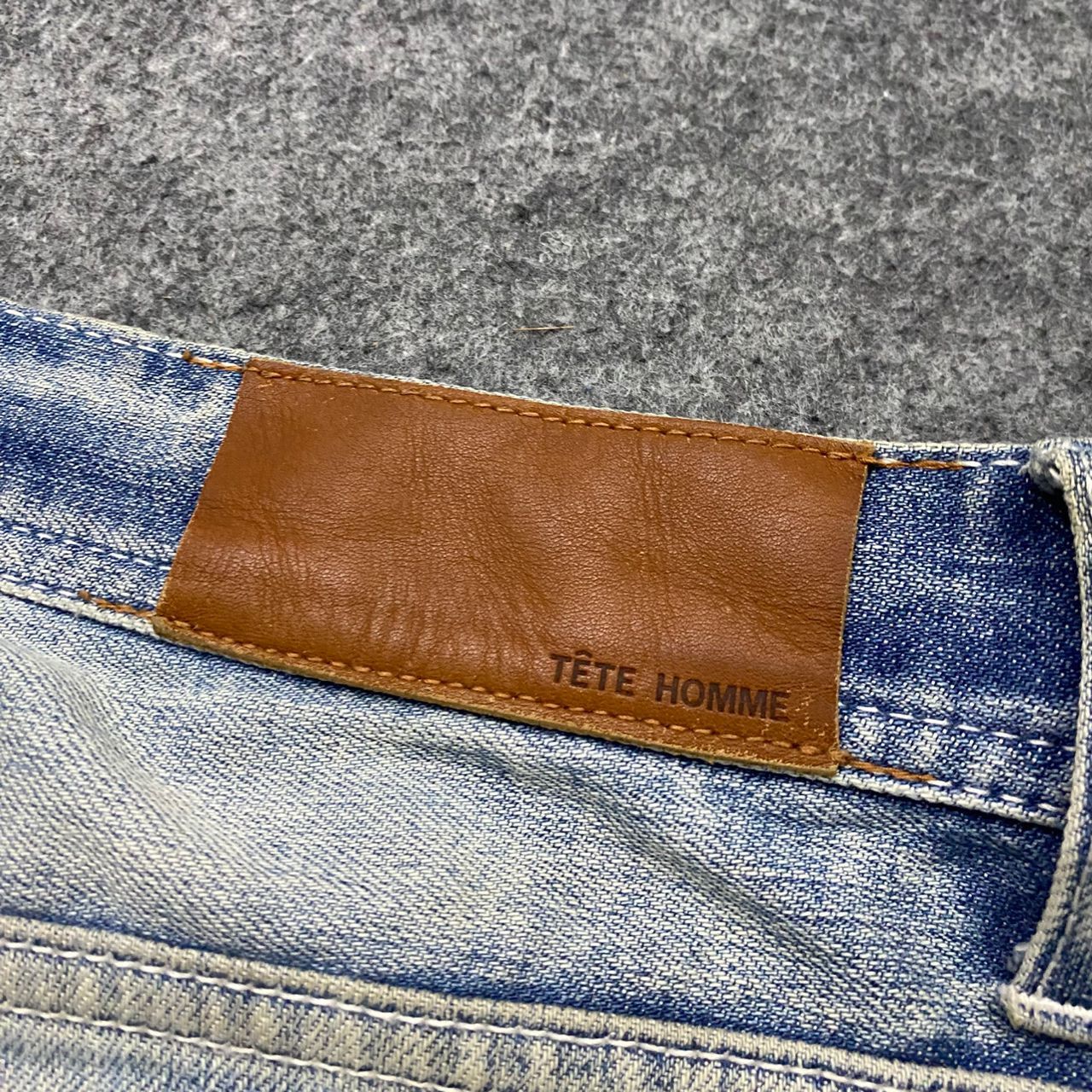 Tete Homme Vintage Tete Homme Distressed Denim Size US 34 / EU 50 - 15 Thumbnail