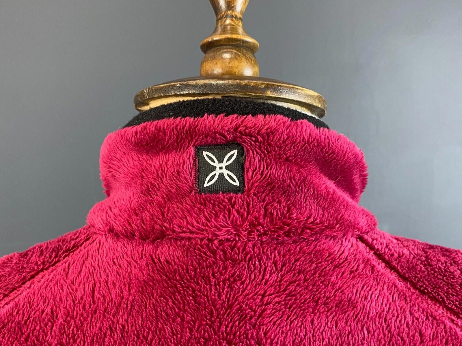 Designer Montura The Ergonomic Equipage Burgundy Fleece Jacket Size M Size M / US 6-8 / IT 42-44 - 11 Thumbnail
