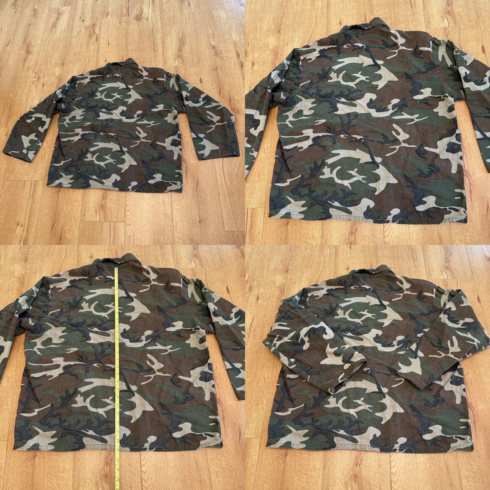 Vintage VINTAGE Ranger Camo Shirt L Men's Button-Front Hunting Single Stitch Military Shirt Size US L / EU 52-54 / 3 - 8 Thumbnail