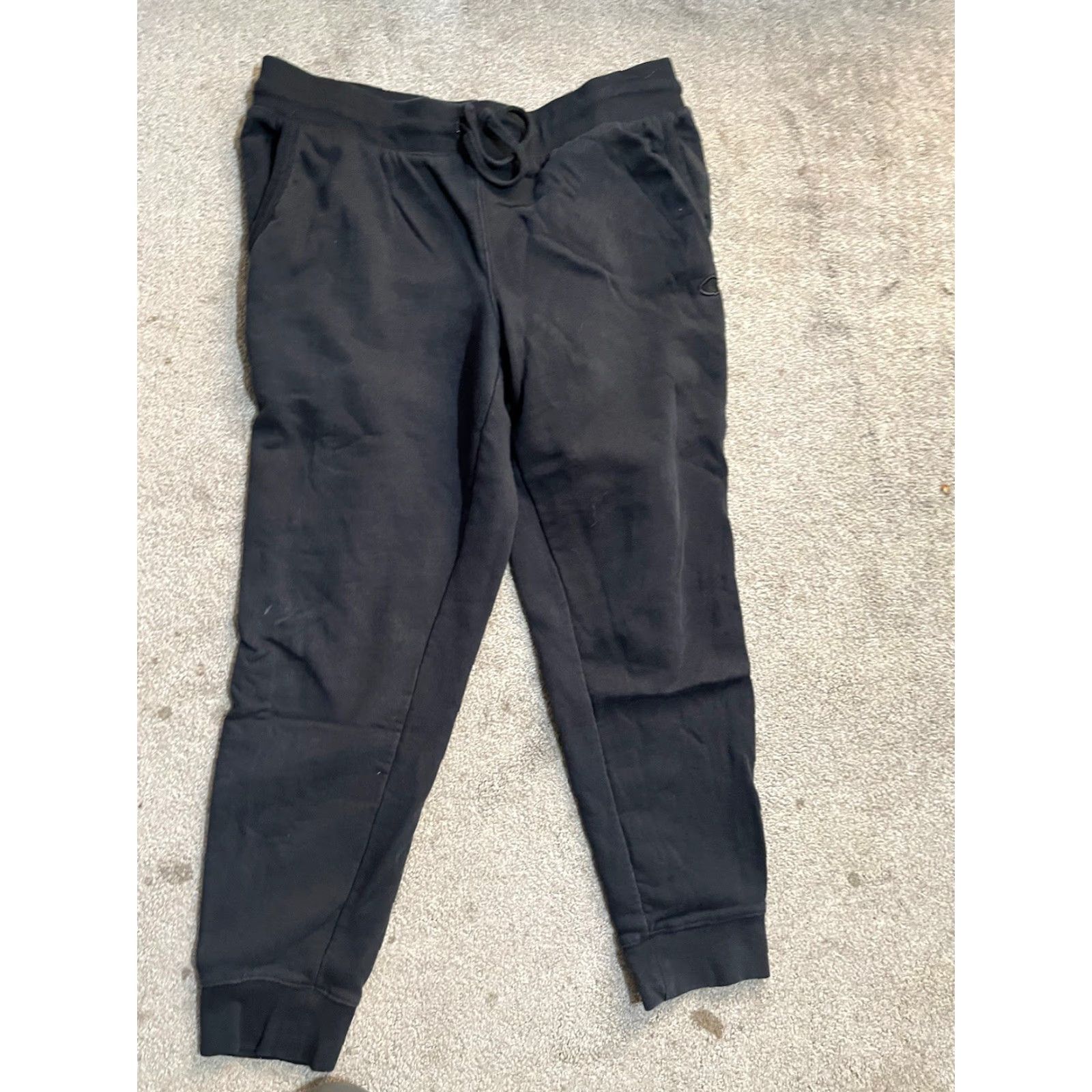 Champion Champion Women Sweatpants Size Medium Black Solid Size 32" / US 10 / IT 46 - 2 Thumbnail