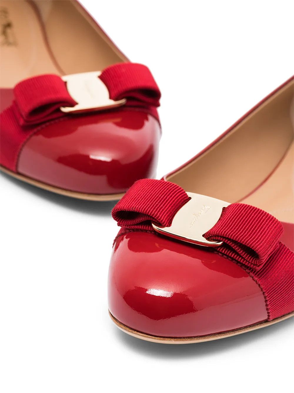 Salvatore Ferragamo o1y0426 Ballet Flats in Red Size US 5 / IT 35 - 2 Thumbnail