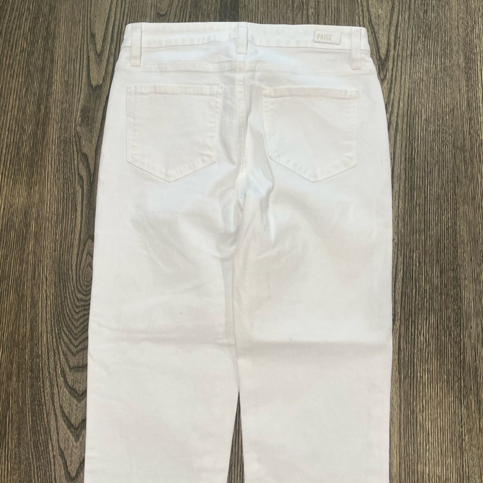 Paige Paige Hoxton Straight Ankle Jeans Ruffled Hem Denim Size 28" / US 6 / IT 42 - 11 Thumbnail