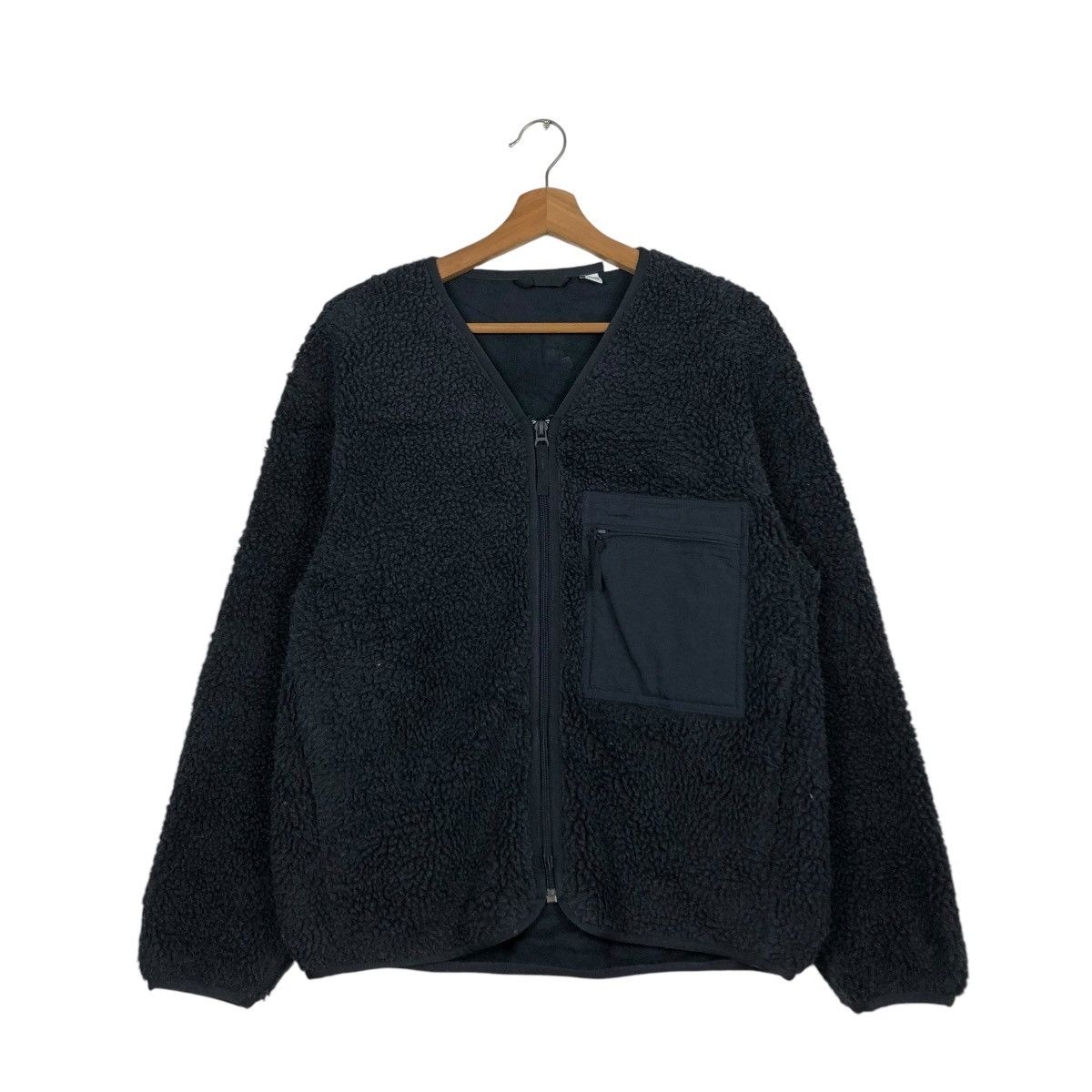 Japanese Brand 🔥FLEECE SHERPA DIP PILE JACKET ZIPPER UNIQLO UNDERCOVER Size US S / EU 44-46 / 1 - 3 Thumbnail