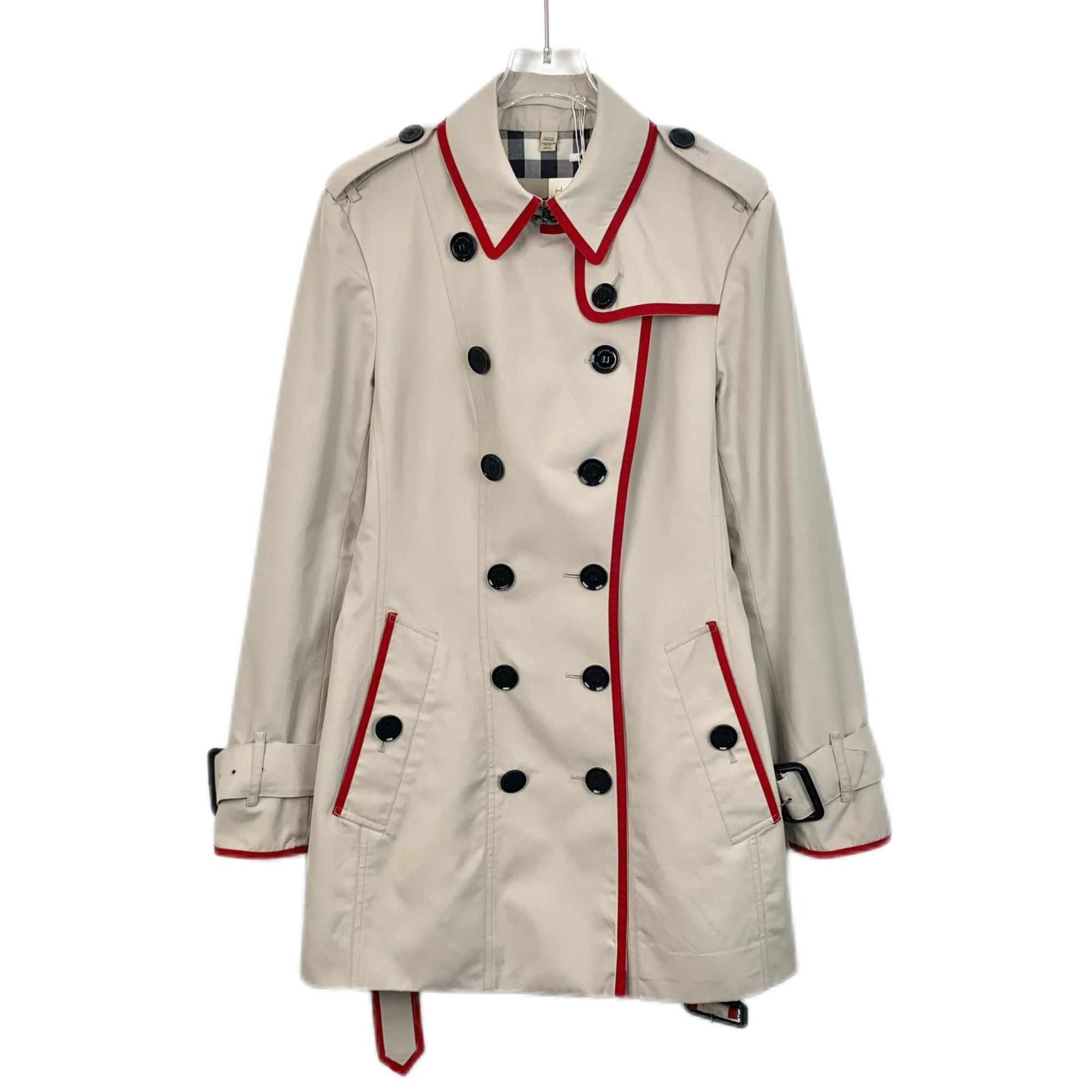 Burberry H11776 Burberry Trench Coat with Belt in Khaki Size S / US 4 / IT 40 - 1 Thumbnail