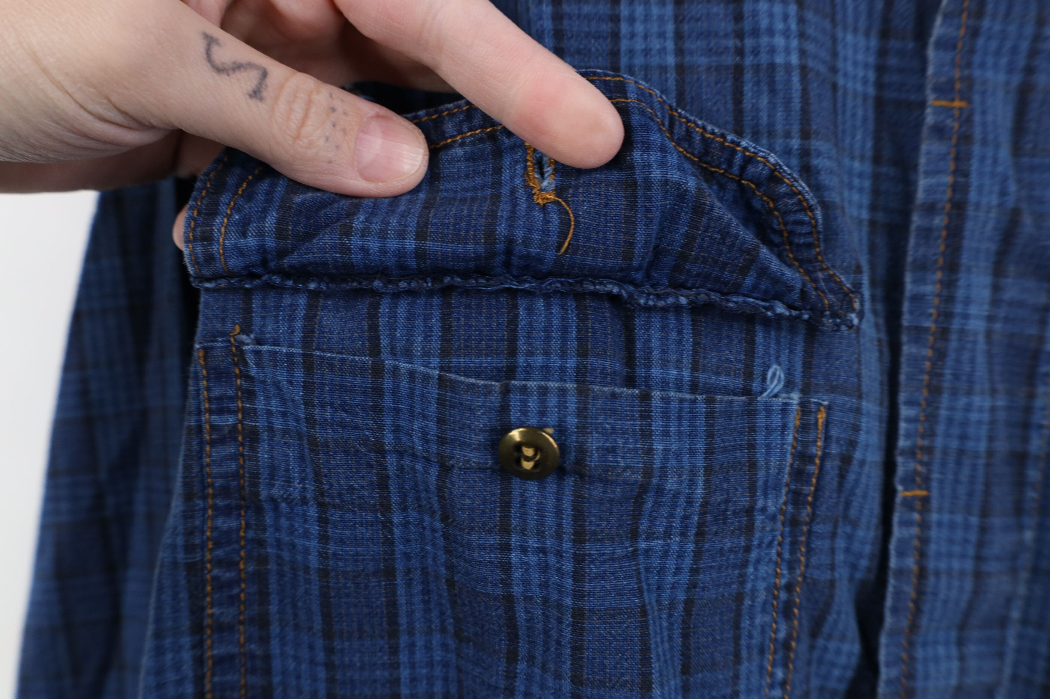 Guess Vintage 90s Guess Spell Western Cowboy Button Shirt Plaid Size US L / EU 52-54 / 3 - 7 Thumbnail