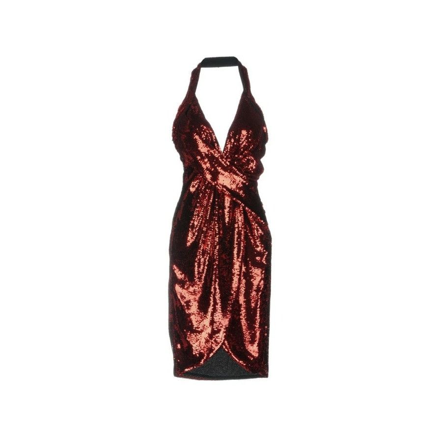 Moschino SPECIAL! AW15 MOSCHINO COUTURE JEREMY SCOTT Halterneck Dress Size L / US 10 / IT 46 - 6 Thumbnail