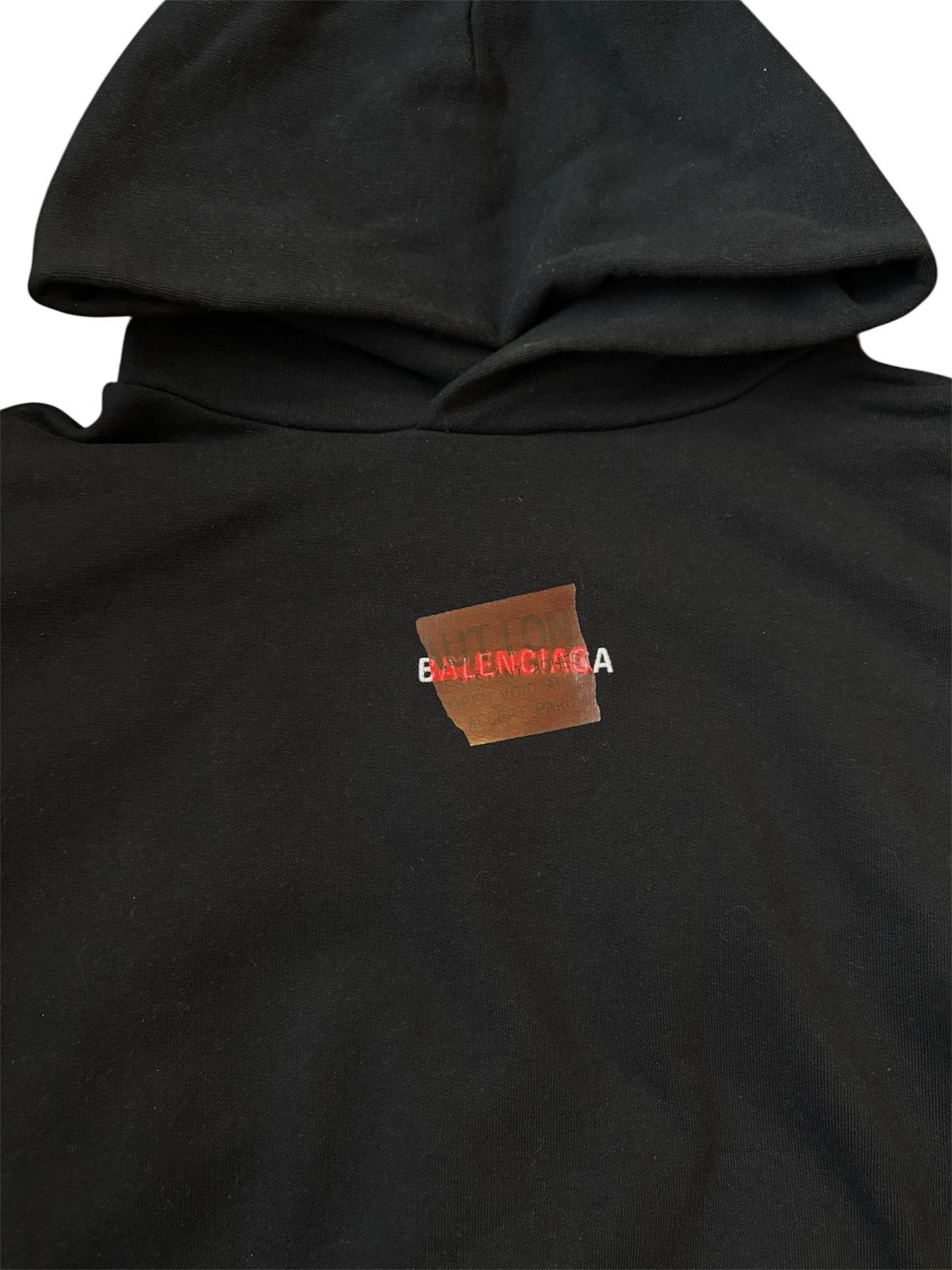 Balenciaga Balenciaga taped logo hoodie Size US L / EU 52-54 / 3 - 3 Thumbnail