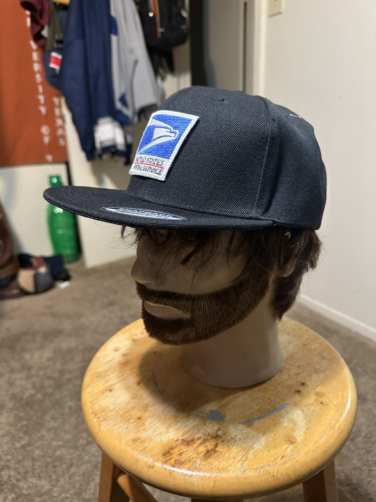 Anti Social Social Club Vintage USPS Mailman “triple black” hat 00s Size ONE SIZE - 6 Thumbnail