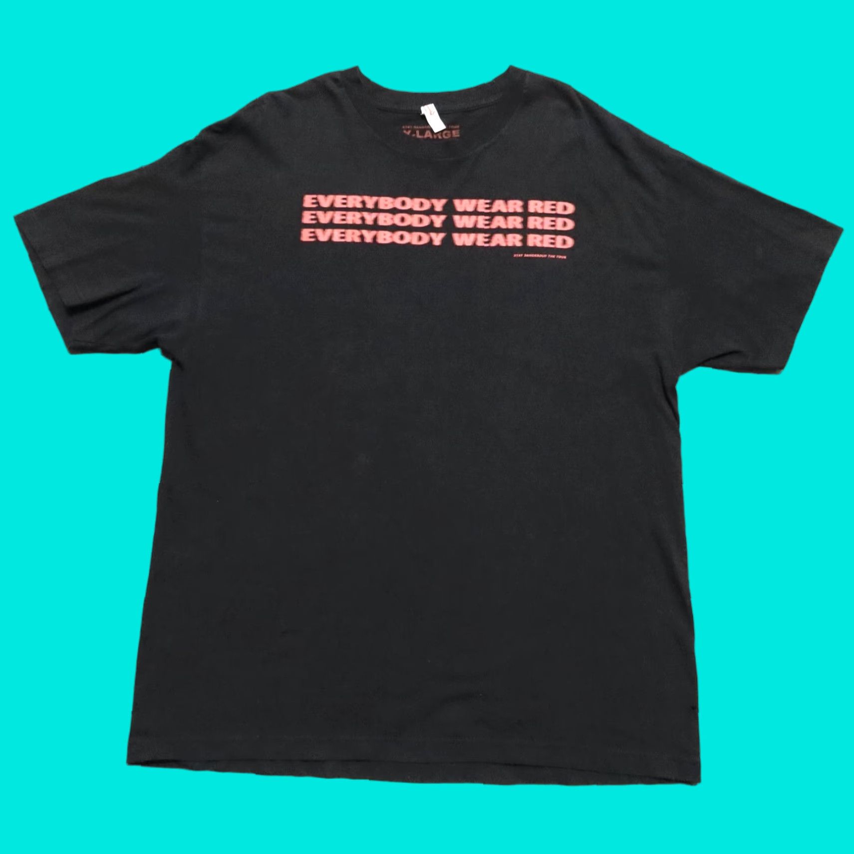 Vintage 2018 YG Stay Dangerous Tour Shirt XL Men's Black T-Shirt Rap Tee Vector Wear Red Size US XL / EU 56 / 4 - 1 Thumbnail