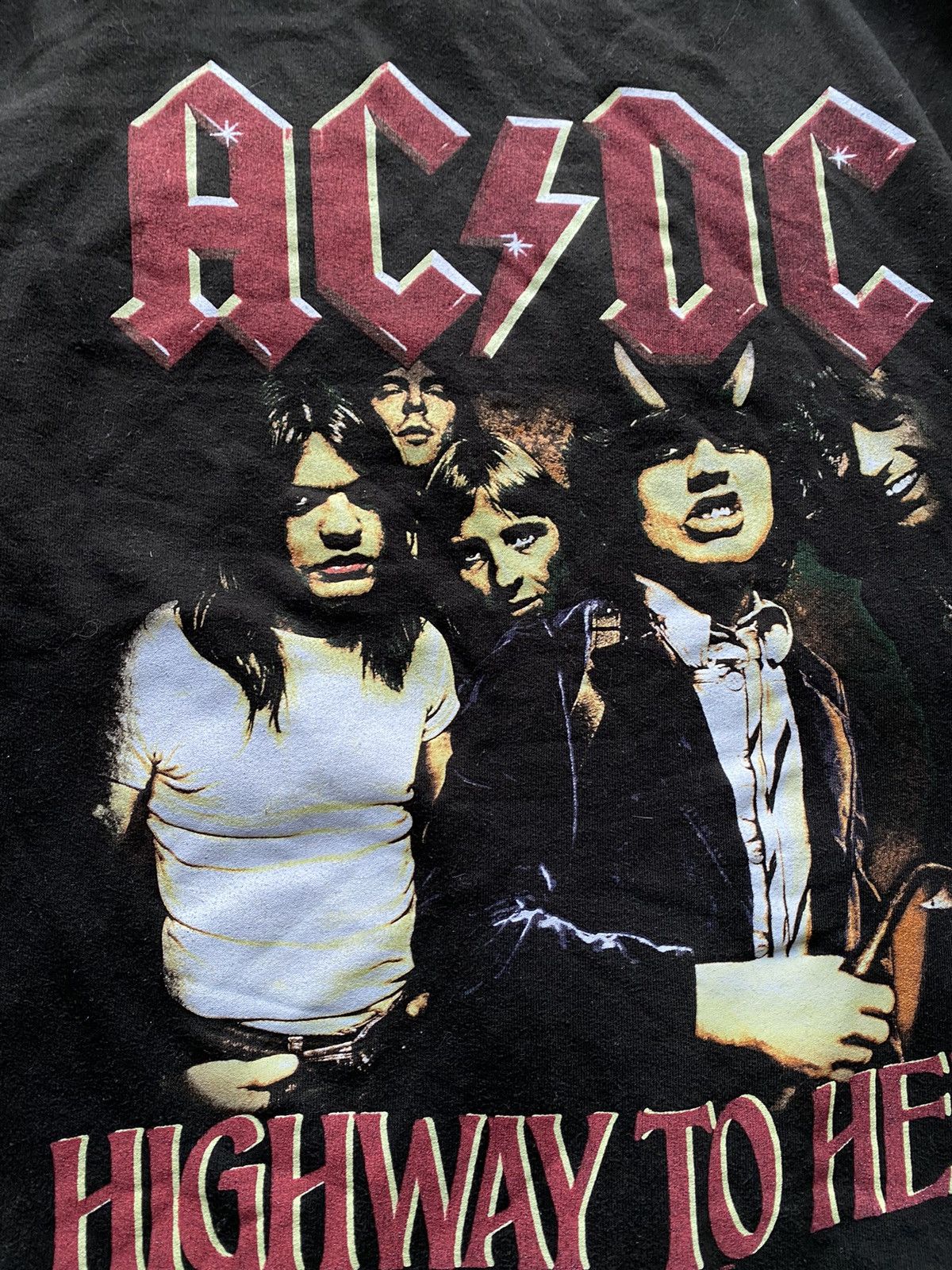 AC/DC Vintage 90s AC/DC Highway to Hell Big Logo Tour Hoodie Y2K Size US M / EU 48-50 / 2 - 9 Thumbnail