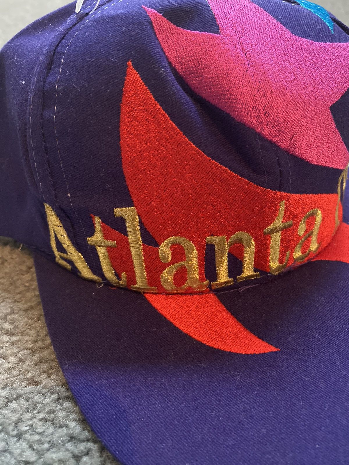 USA Olympics × Vintage Rare Deadstock Atlanta 1996 Olympics SnapBack Hat Size ONE SIZE - 2 Thumbnail