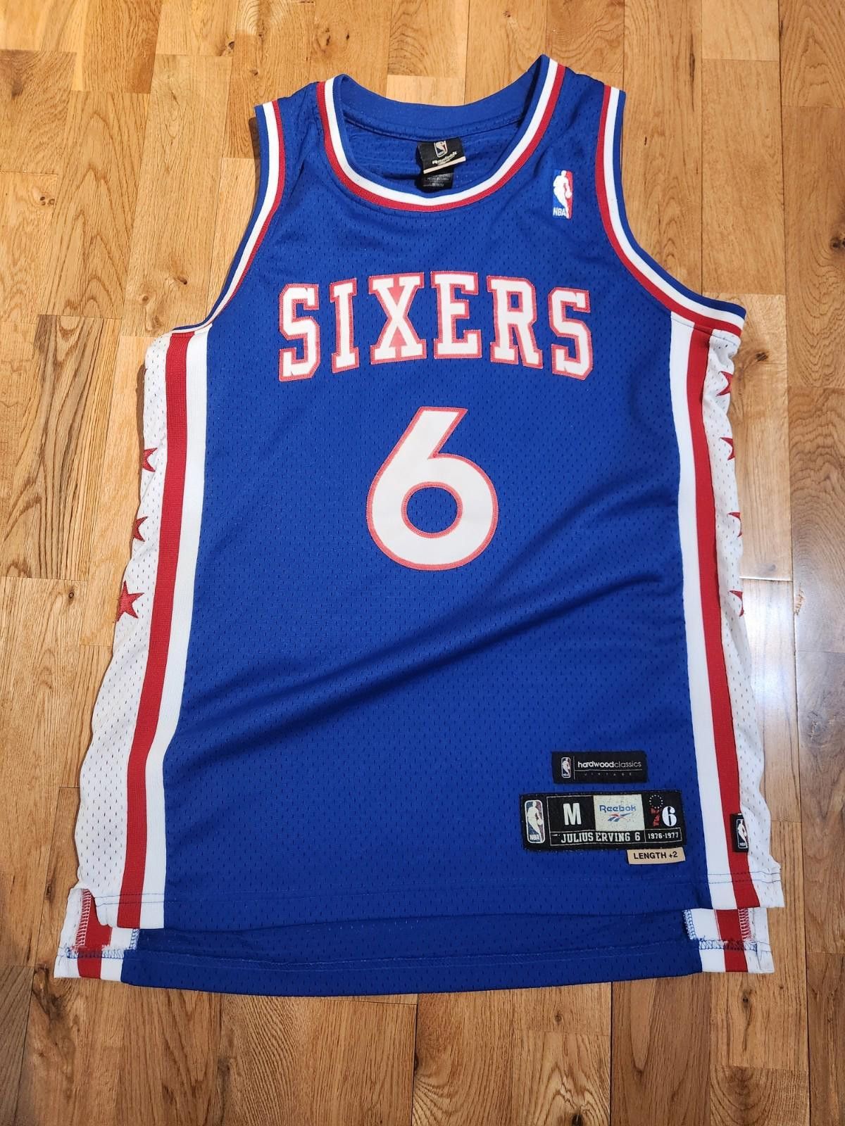 Reebok VTG Reebok NBA Philadelphia 76ers Julius Erving Jersey M Size ONE SIZE - 1 Thumbnail