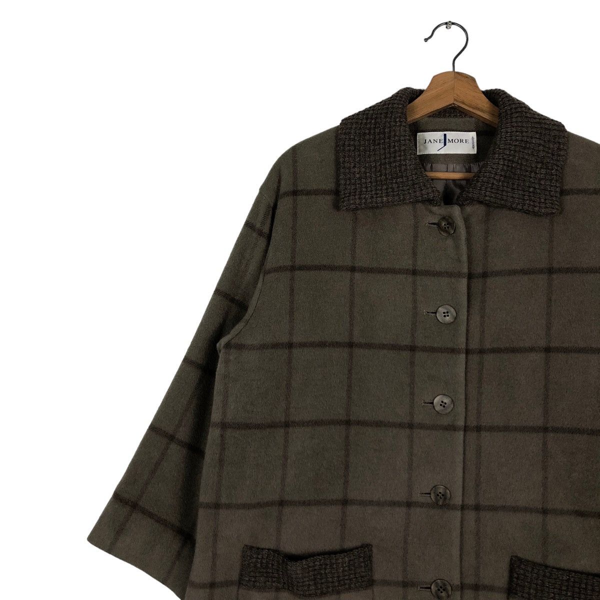 Japanese Brand 🔥Vintage Chore Wool Jacket Jane More Tartan Issey Miyake Size US L / EU 52-54 / 3 - 7 Thumbnail