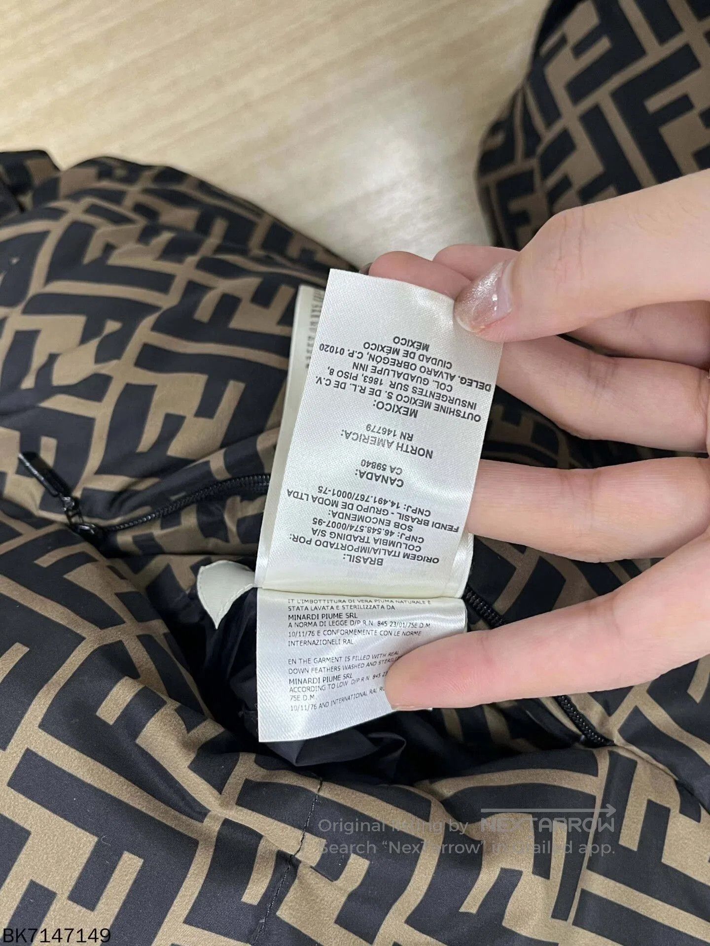 Fendi Fendi Reversible Color Block Puffer Jacket. Size US M / EU 48-50 / 2 - 8 Thumbnail