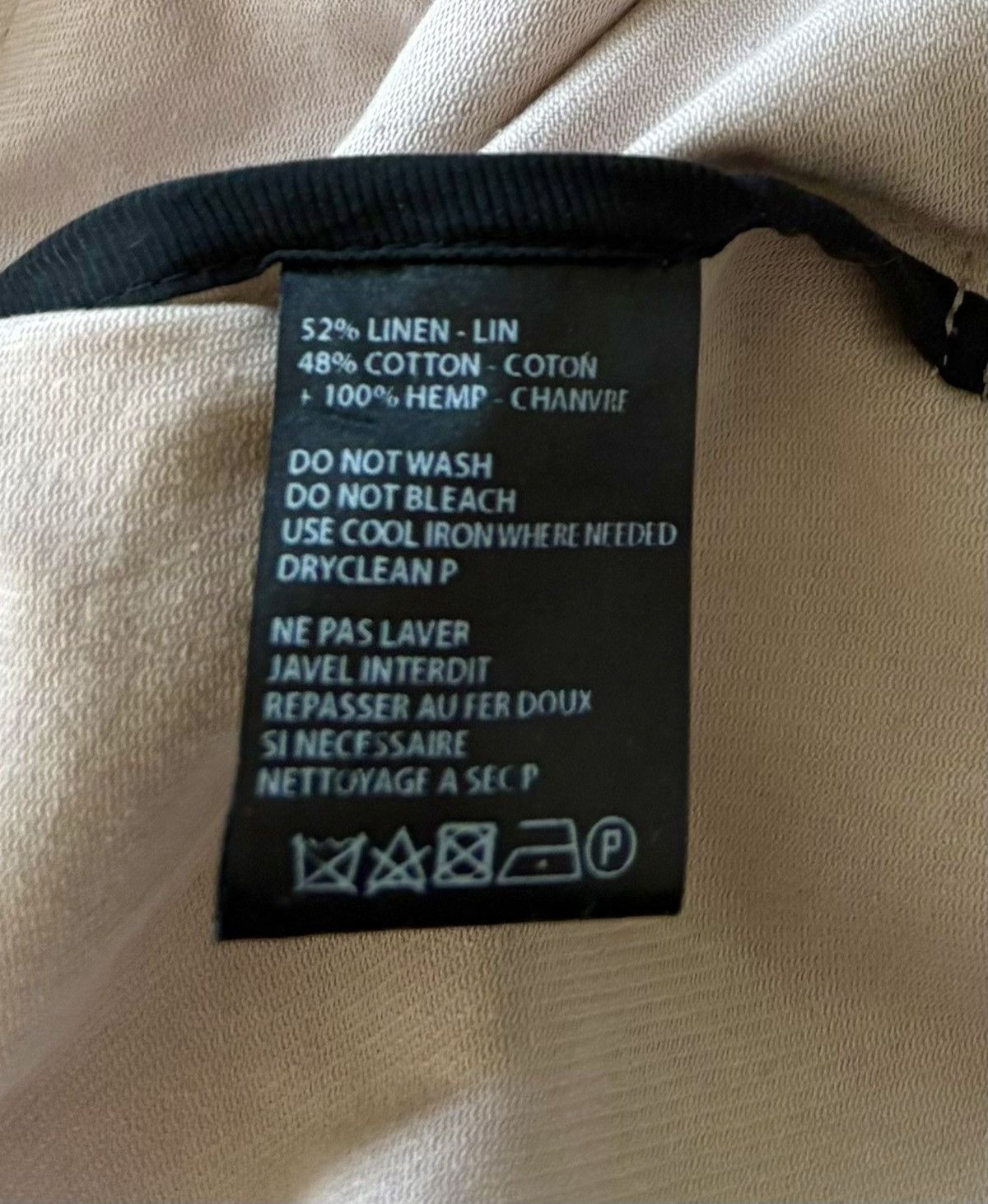 Ann Demeulemeester 19ss linen blend double breasted coat Size US S / EU 44-46 / 1 - 7 Thumbnail