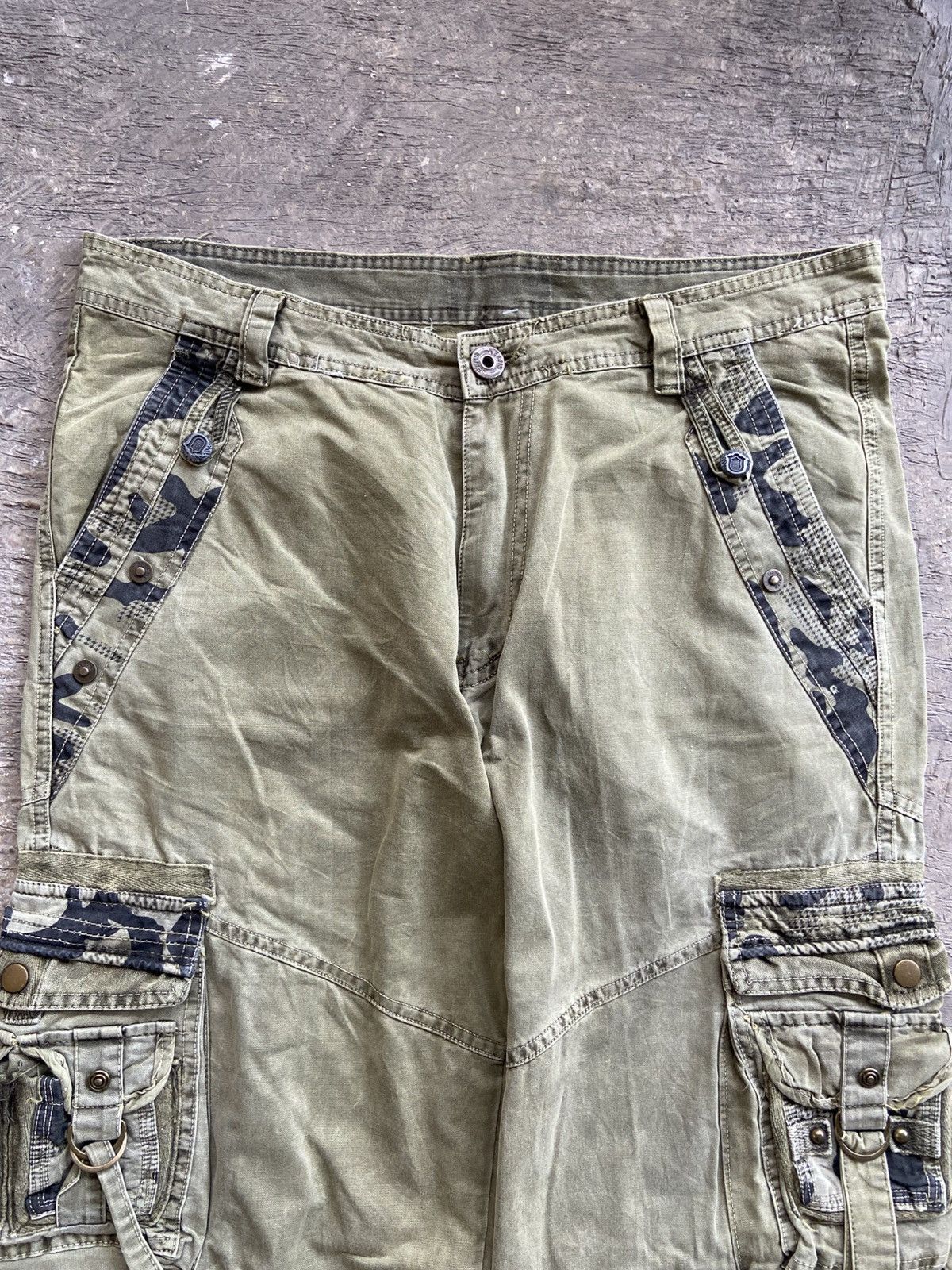14th Addiction 2000s TBJ - Cyber Apocalypse Style Cargo Bondage Pants Size US 36 / EU 52 - 3 Thumbnail
