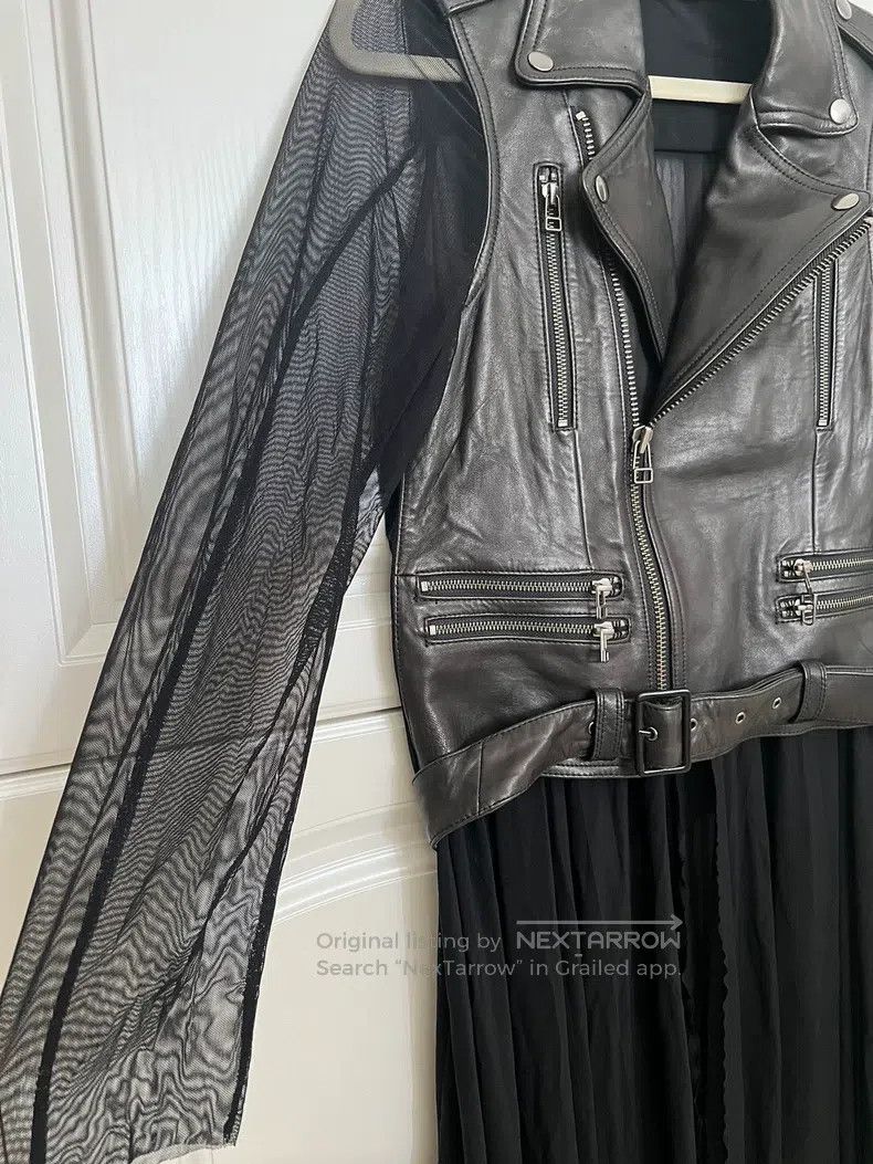 Junya Watanabe Junya Watanabe Leather Patched Dress Size S / US 4 / IT 40 - 4 Thumbnail