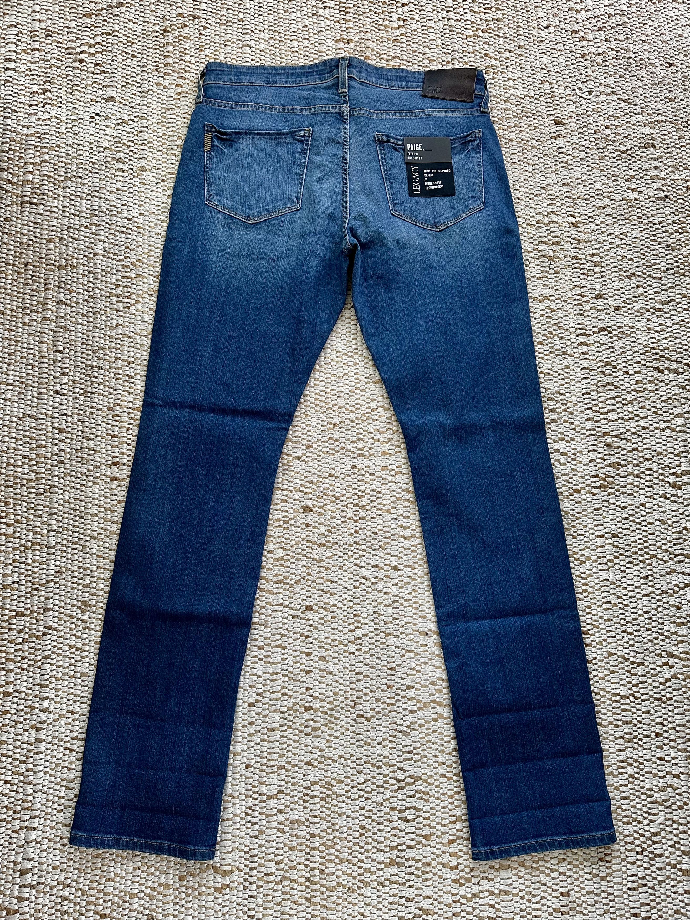 Paige Paige Federal Slim Fit Denim Size US 32 / EU 48 - 1 Thumbnail