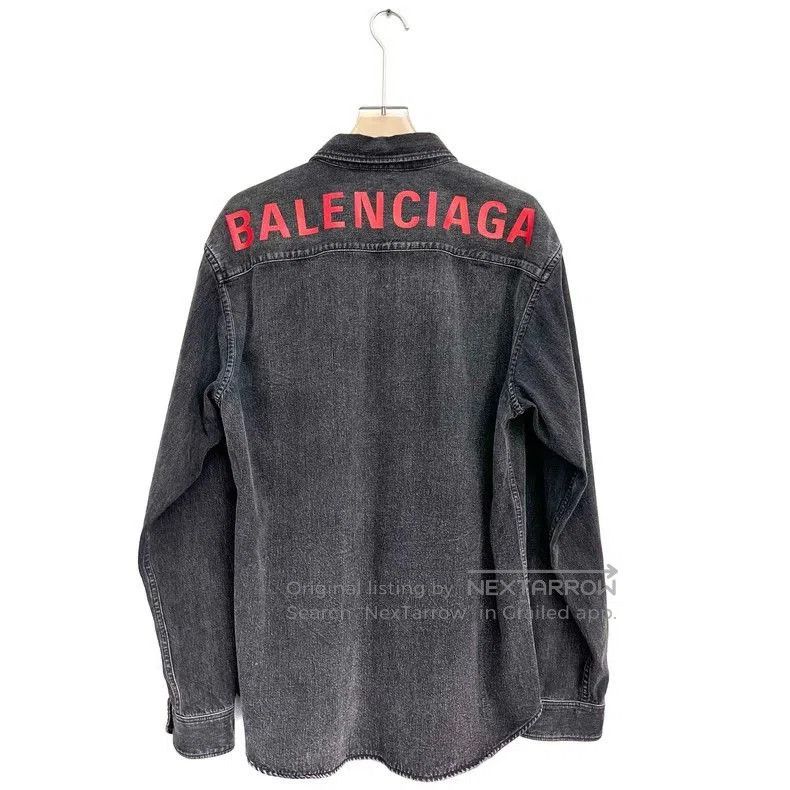 Balenciaga Balenciaga Denim Long Sleeve Shirt. Size US M / EU 48-50 / 2 - 4 Thumbnail