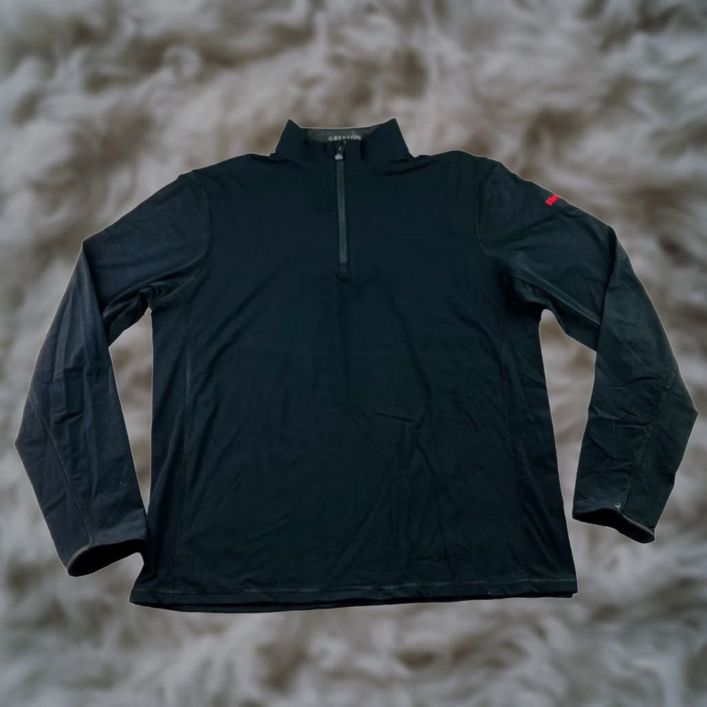 Vintage Greyson Men's 1/4 Zip Performance Stretch Pullover Jacket Black L Size US L / EU 52-54 / 3 - 1 Thumbnail