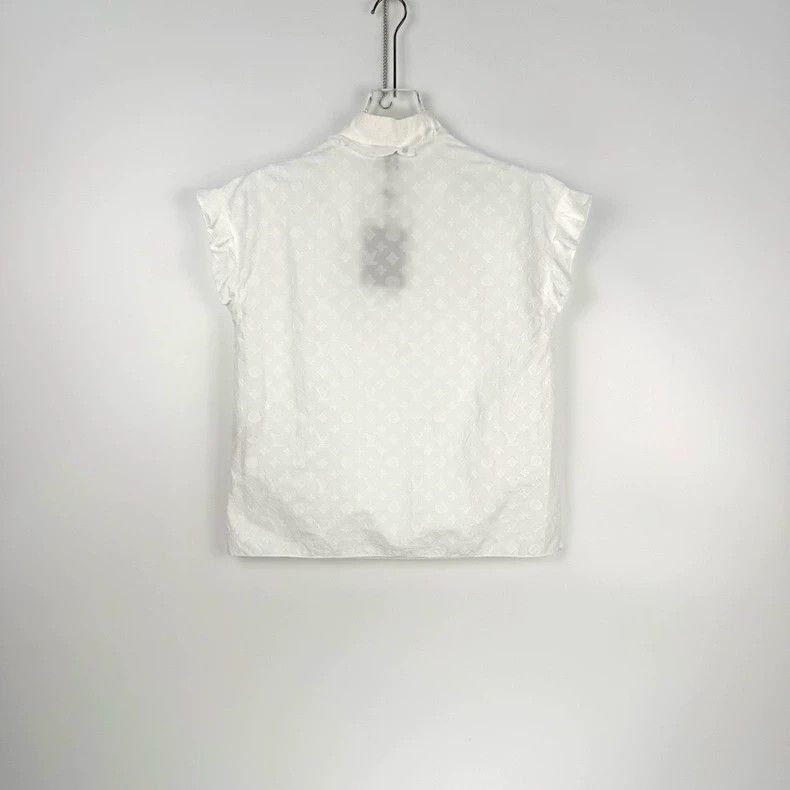 Louis Vuitton Louis Vuitton Sleeveless shirt with white dark print and fu Size XS / US 0-2 / IT 36-38 - 4 Thumbnail