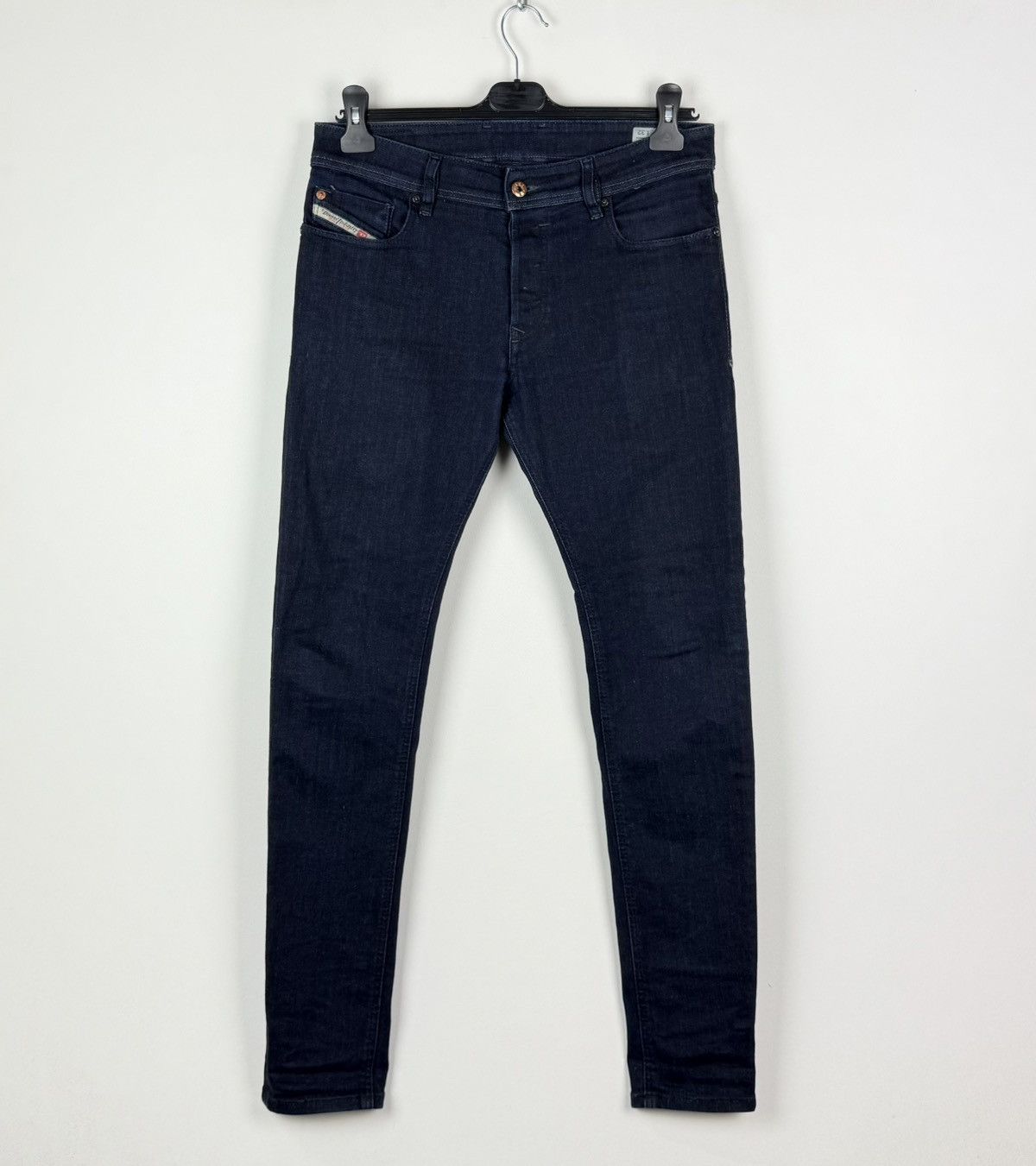 Diesel Diesel Sleenker Slim Skinny Jeans Size W31 L32 Navy Blue Size US 31 - 1 Thumbnail
