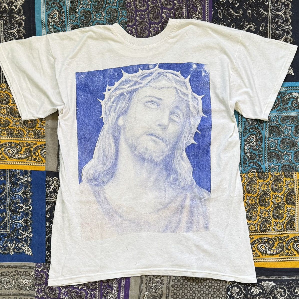 Vintage Jesus “Sagrado corazon” mexican vintage tee Size US M / EU 48-50 / 2 - 1 Thumbnail